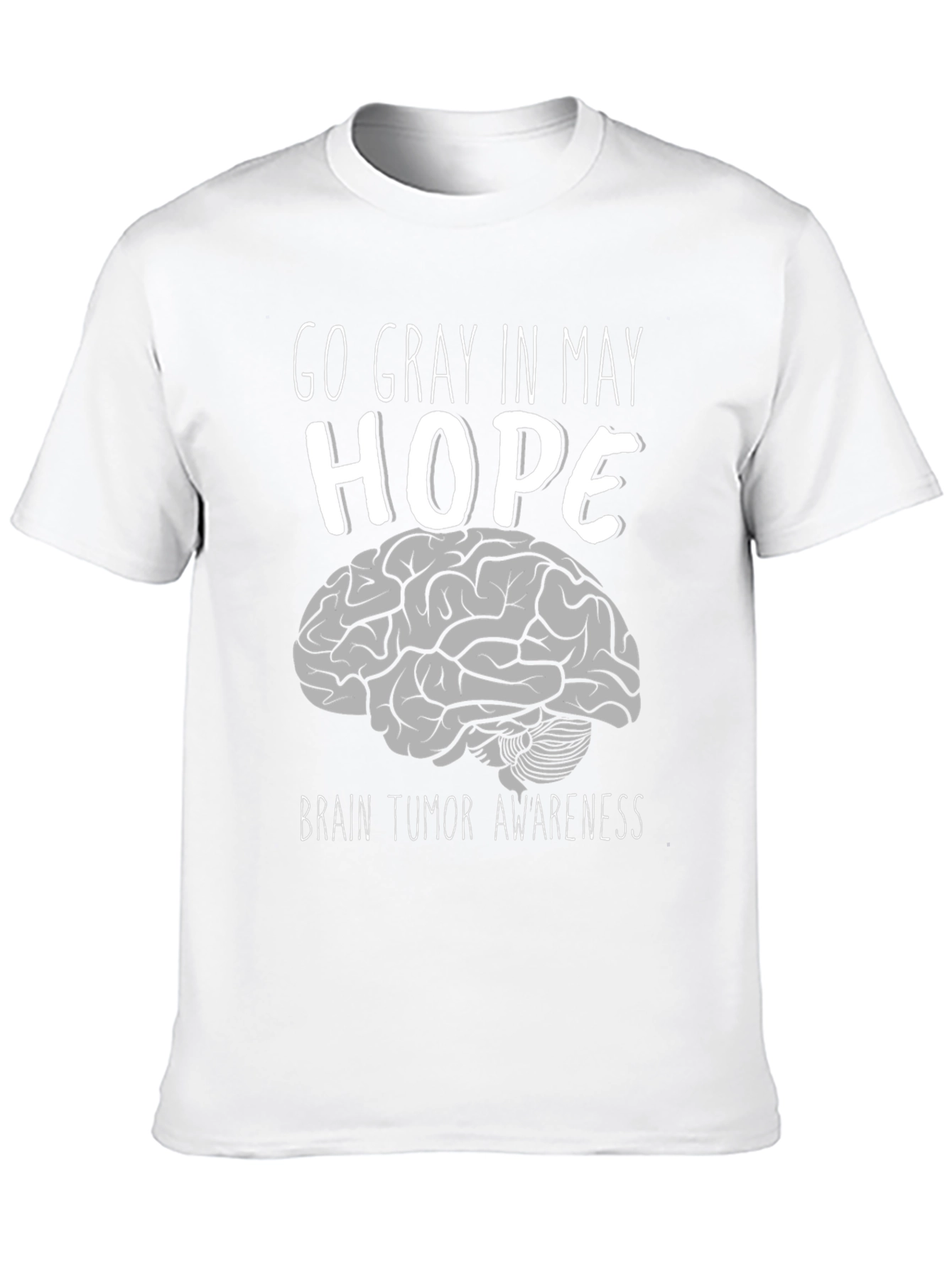 Go Gray In May Brain Tumor Awareness T-Shirt
