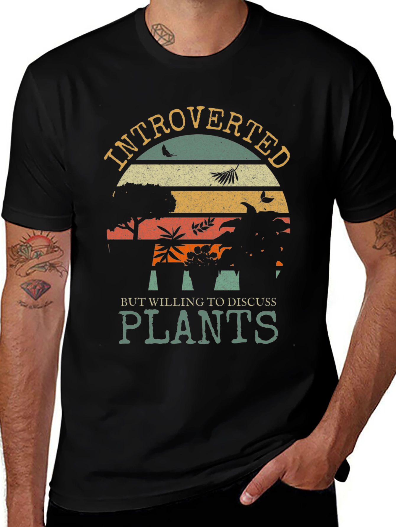 Introverted Plants Graphic Tee