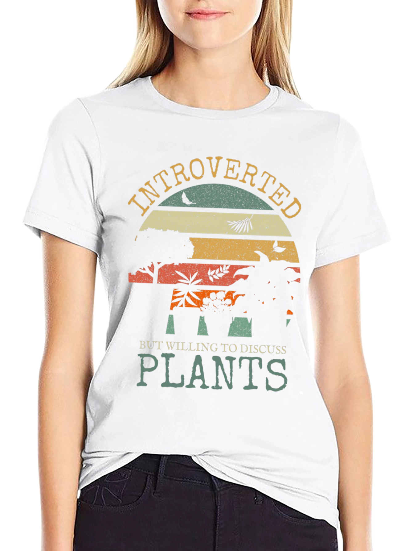 Introverted Plants Graphic Tee