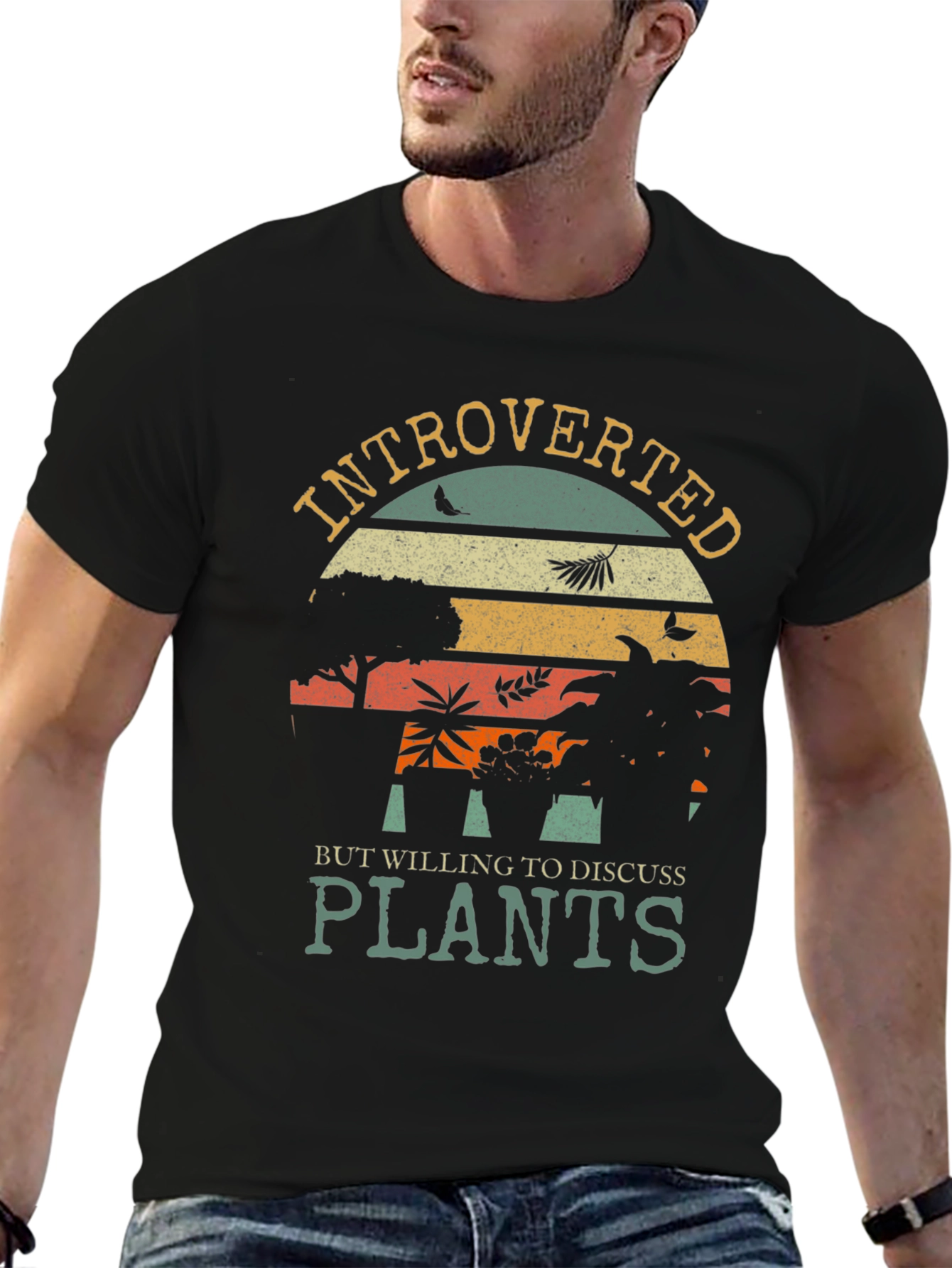 Introverted Plants Graphic Tee