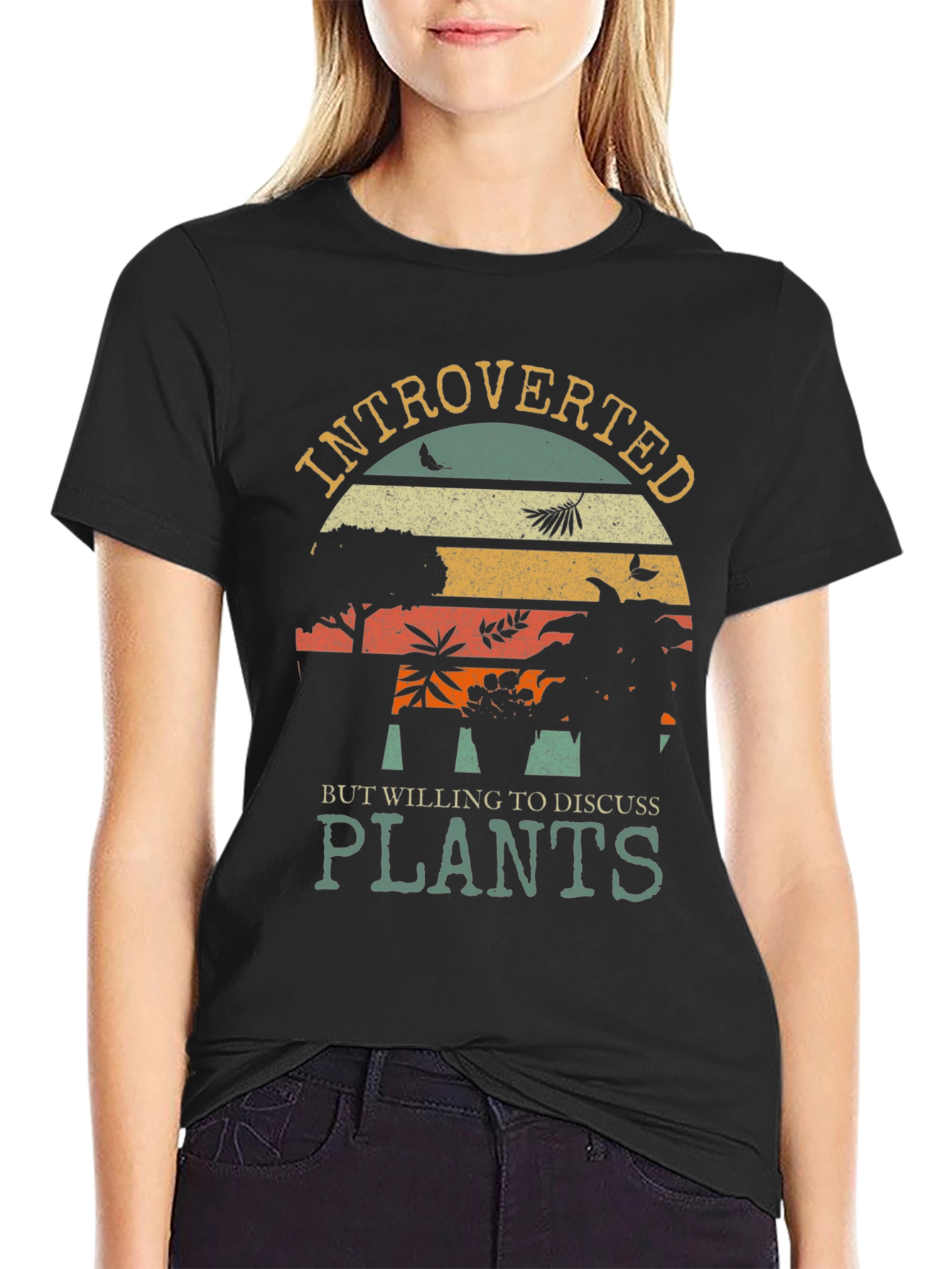 Introverted Plants Graphic Tee