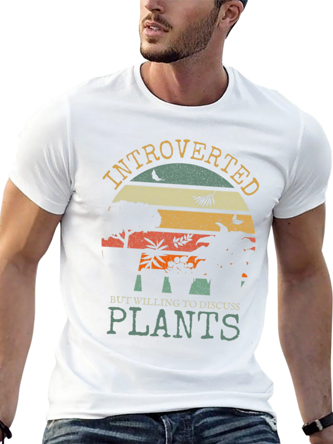 Introverted Plants Graphic Tee