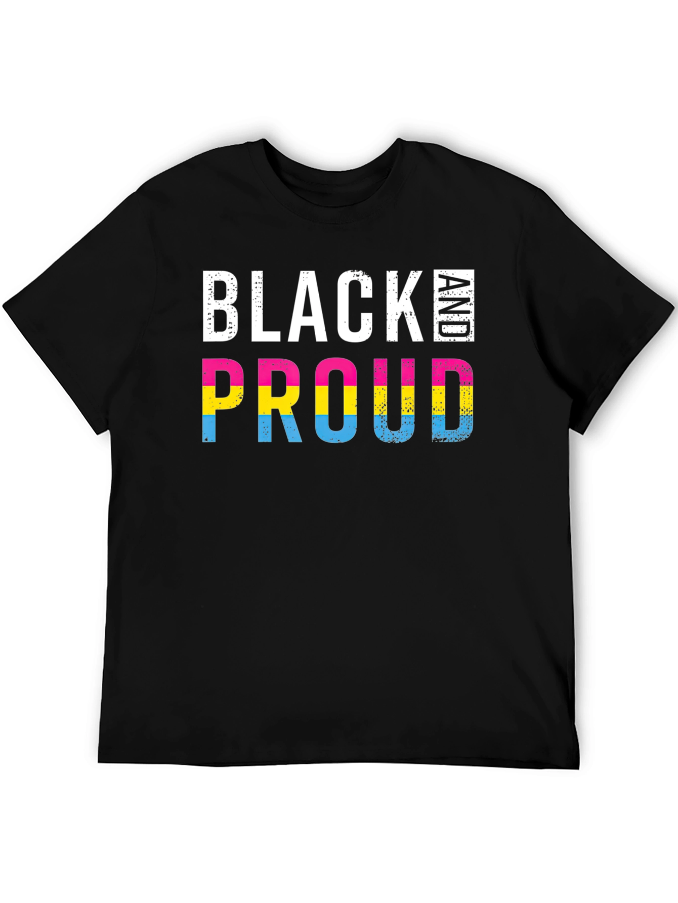 Black and Proud Pansexual Pride T-Shirt