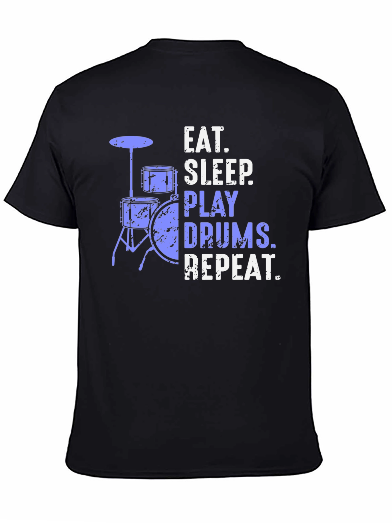 Eat Sleep Play Drums Repeat Graphic Tee