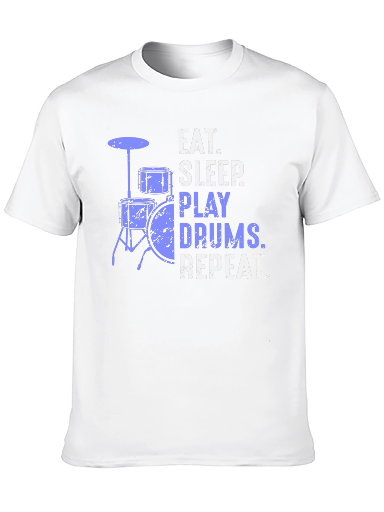 Eat Sleep Play Drums Repeat Graphic Tee