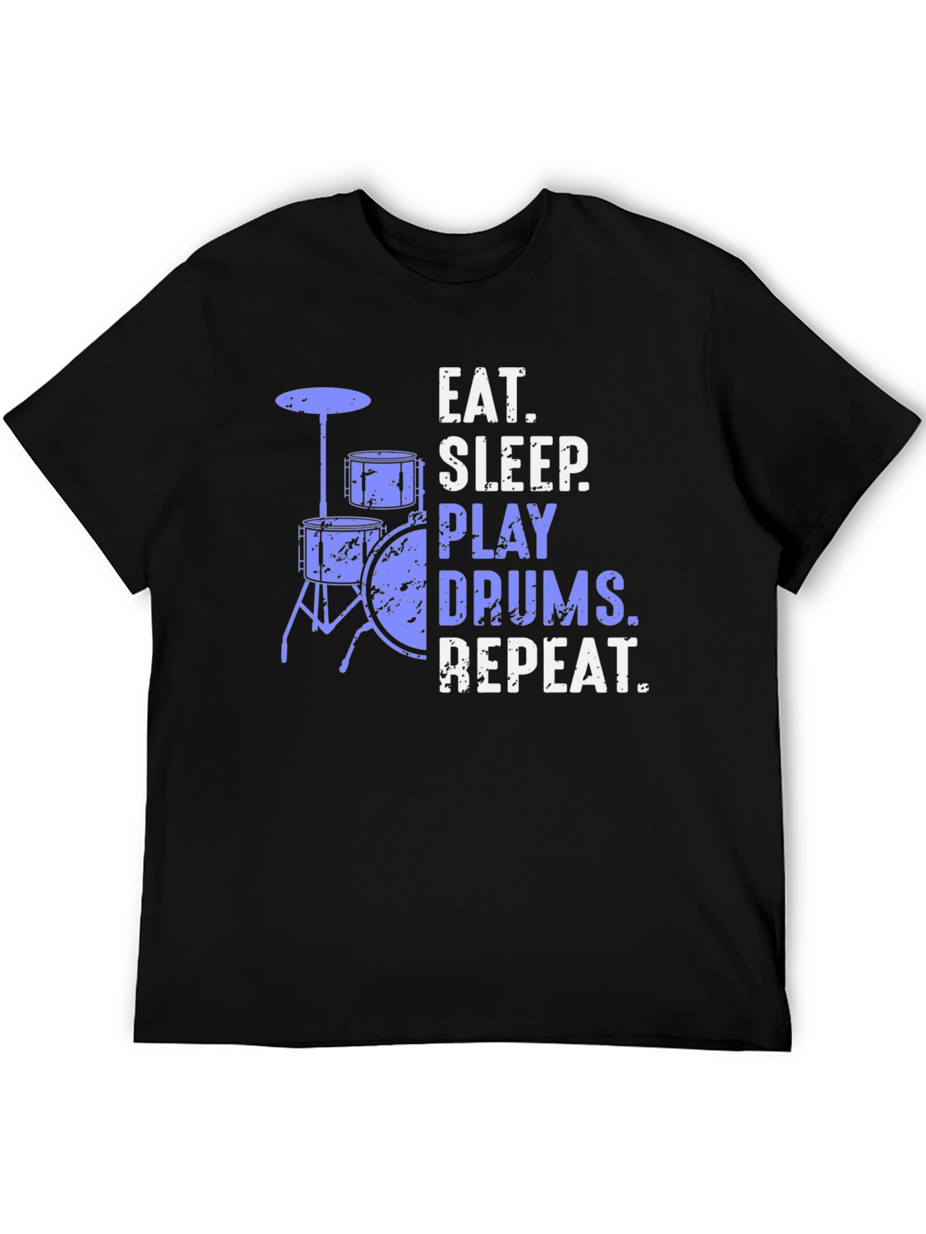 Eat Sleep Play Drums Repeat Graphic Tee
