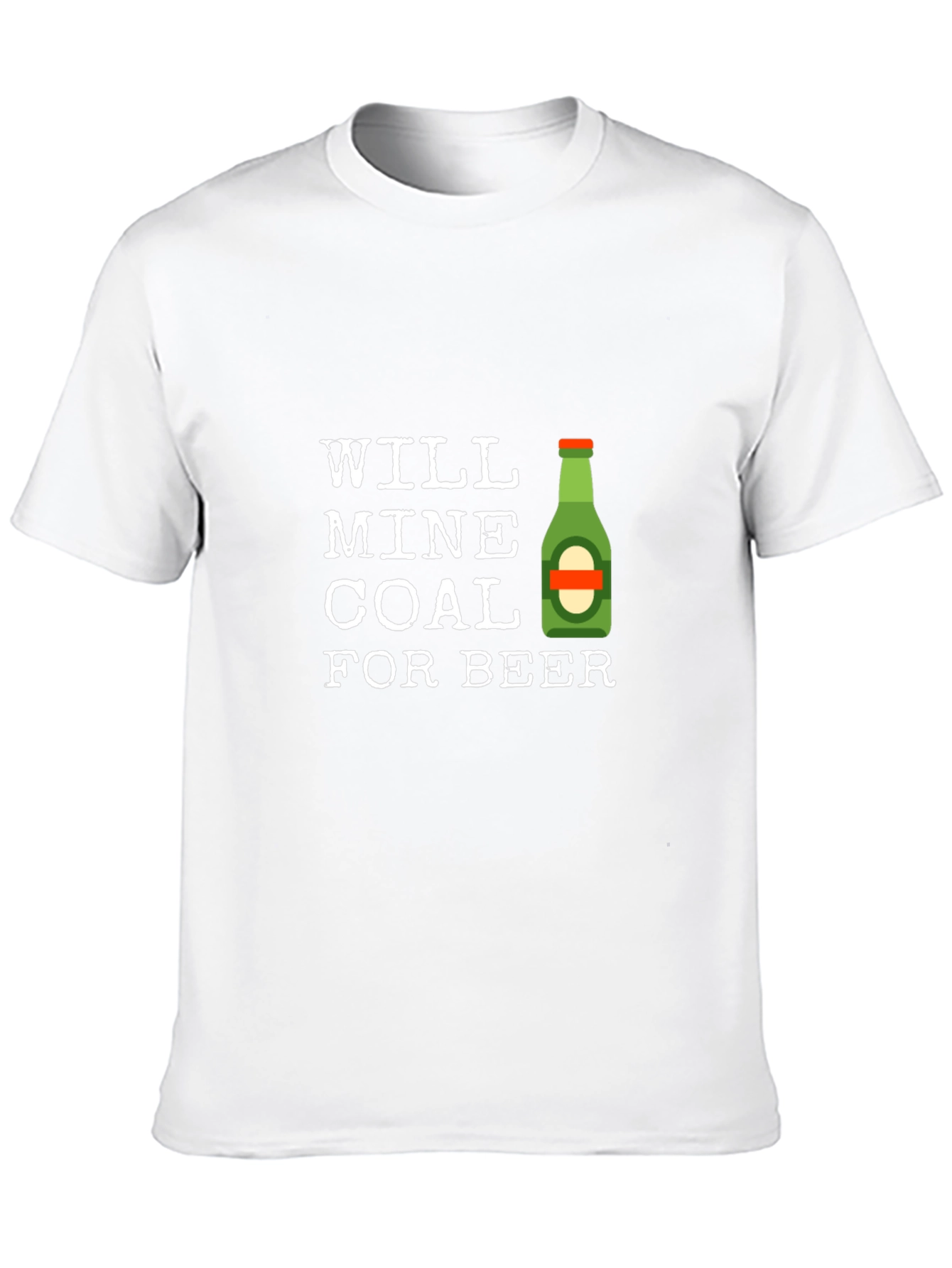 Will Mine Coal For Beer T-Shirt - Black