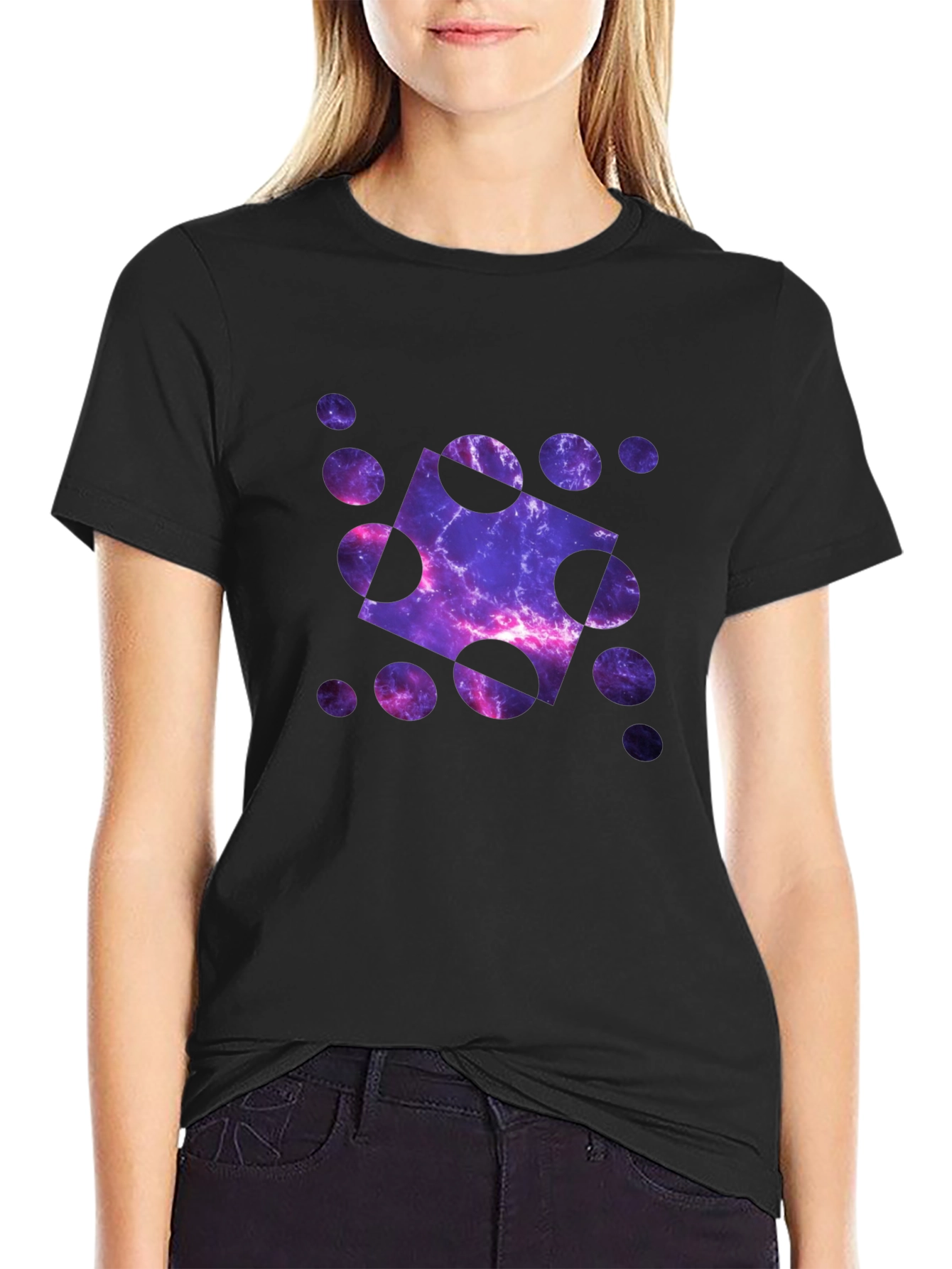 Galaxy Sphere Graphic T-Shirt