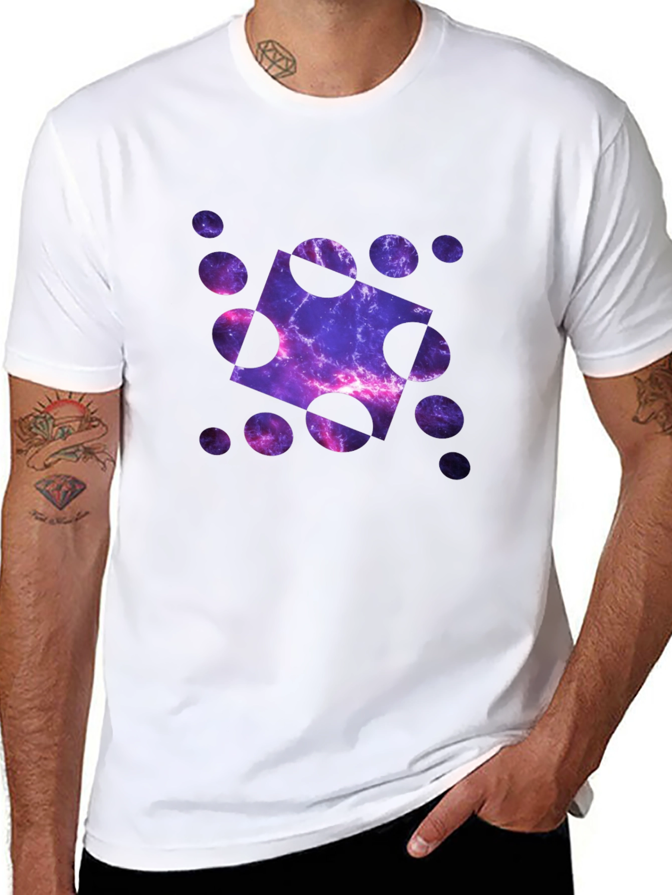 Galaxy Sphere Graphic T-Shirt