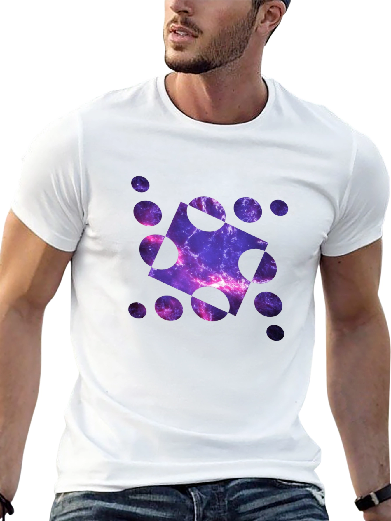 Galaxy Sphere Graphic T-Shirt