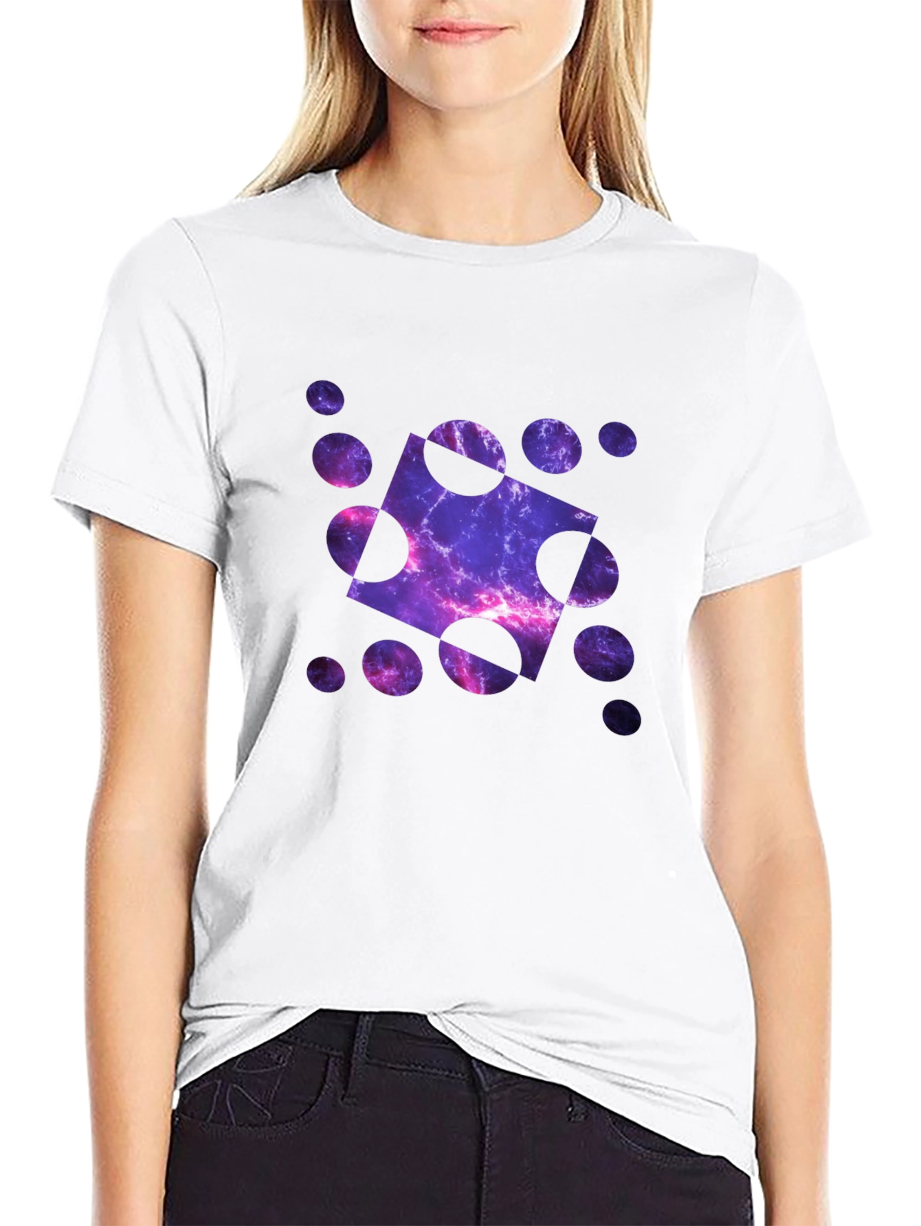 Galaxy Sphere Graphic T-Shirt