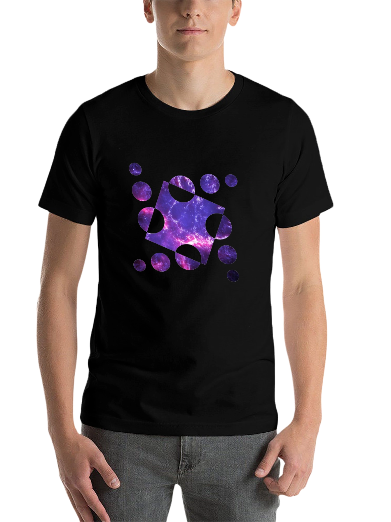 Galaxy Sphere Graphic T-Shirt