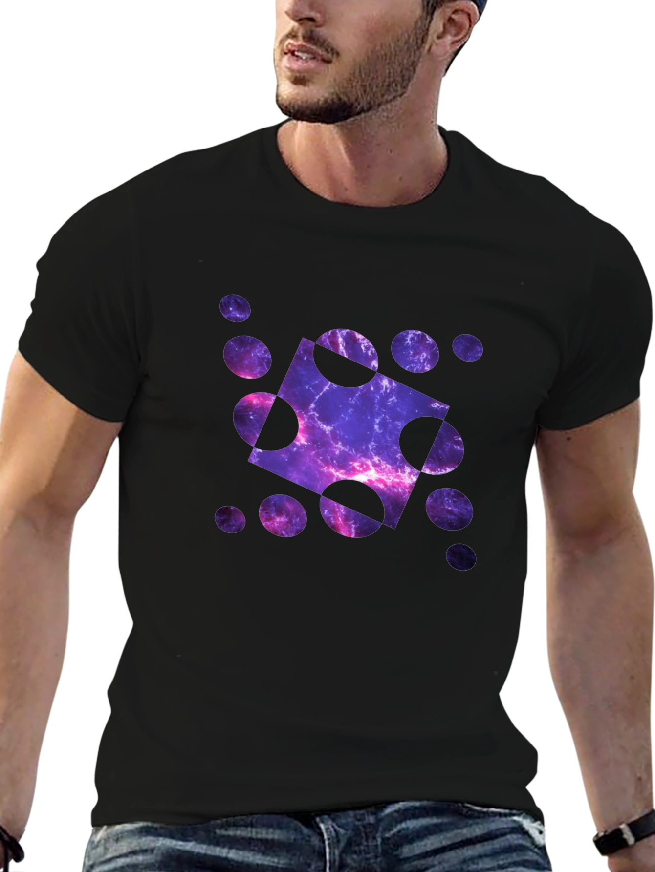Galaxy Sphere Graphic T-Shirt