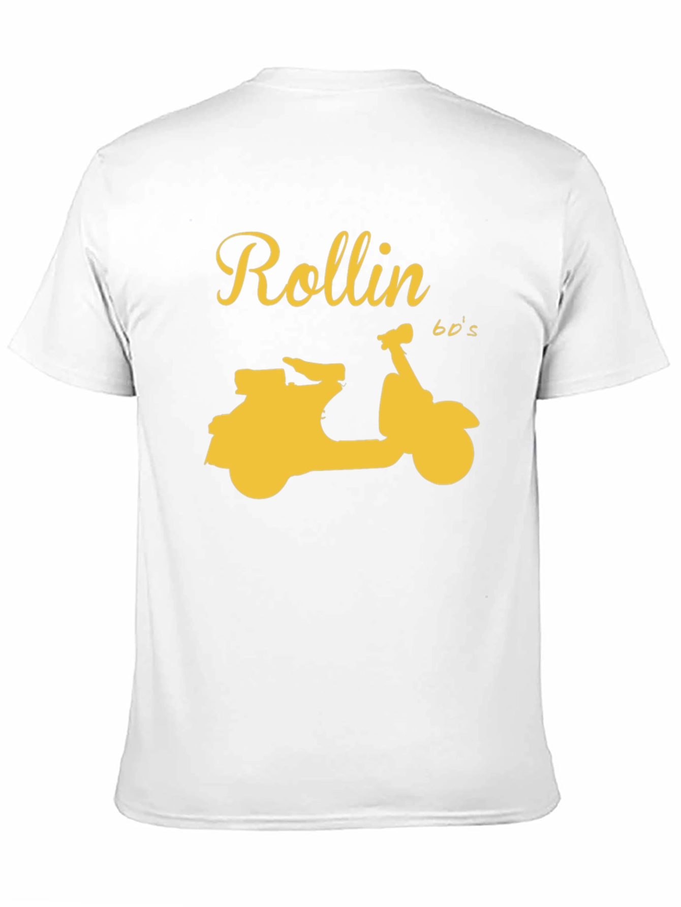 Rollin 60s Scooter Graphic T-Shirt - Black