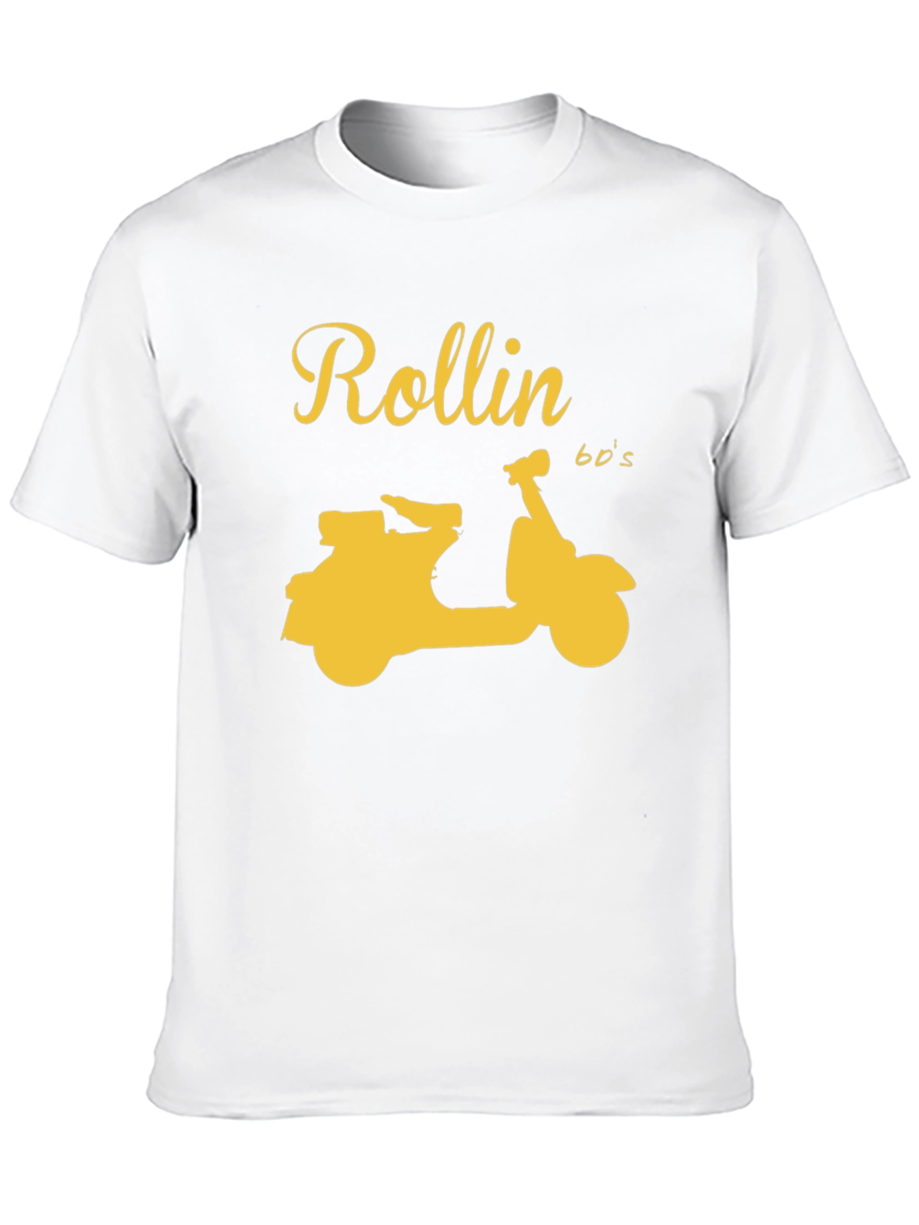 Rollin 60s Scooter Graphic T-Shirt - Black