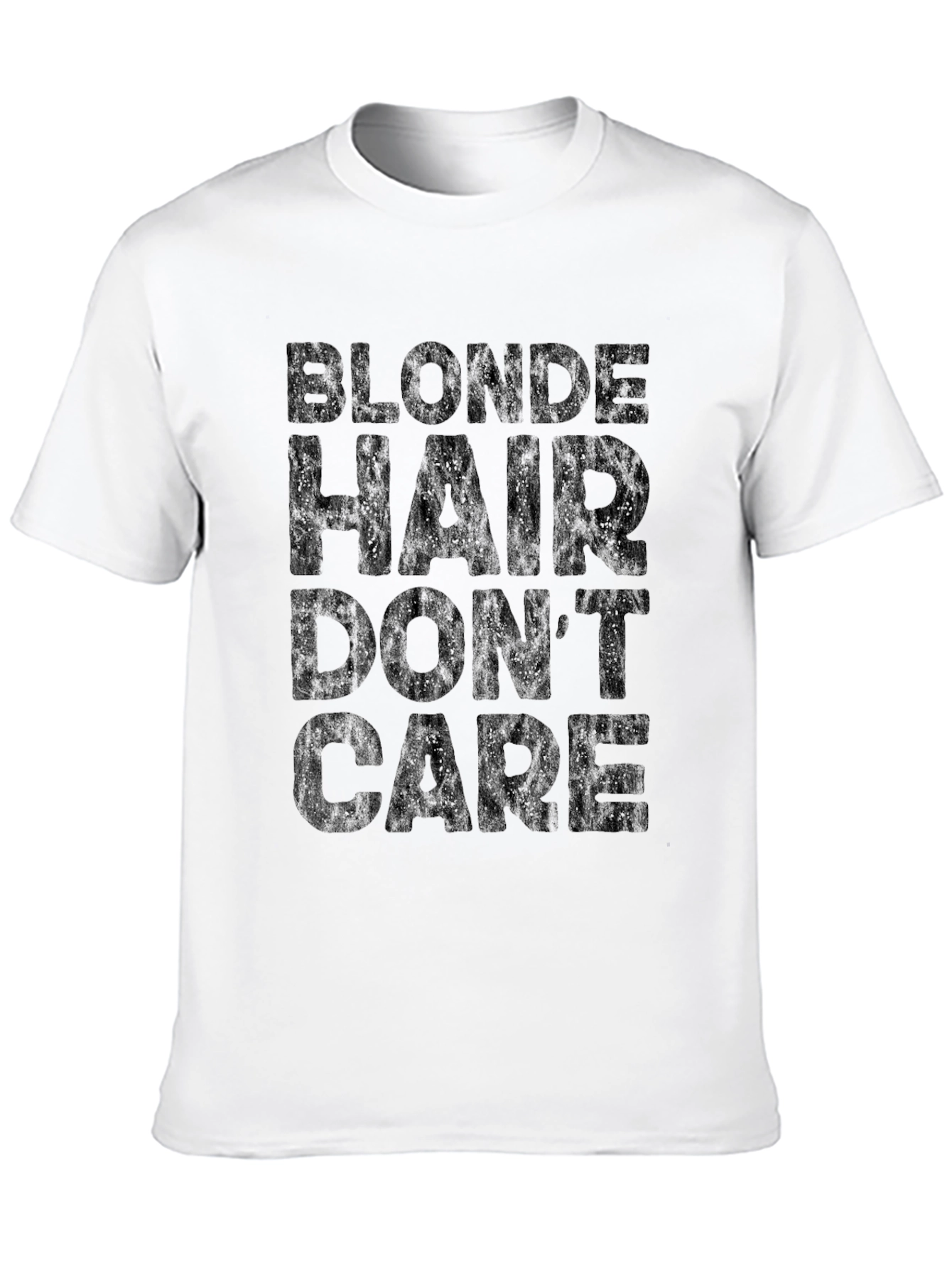 Blonde Hair Dont Care Graphic Tee - Unisex