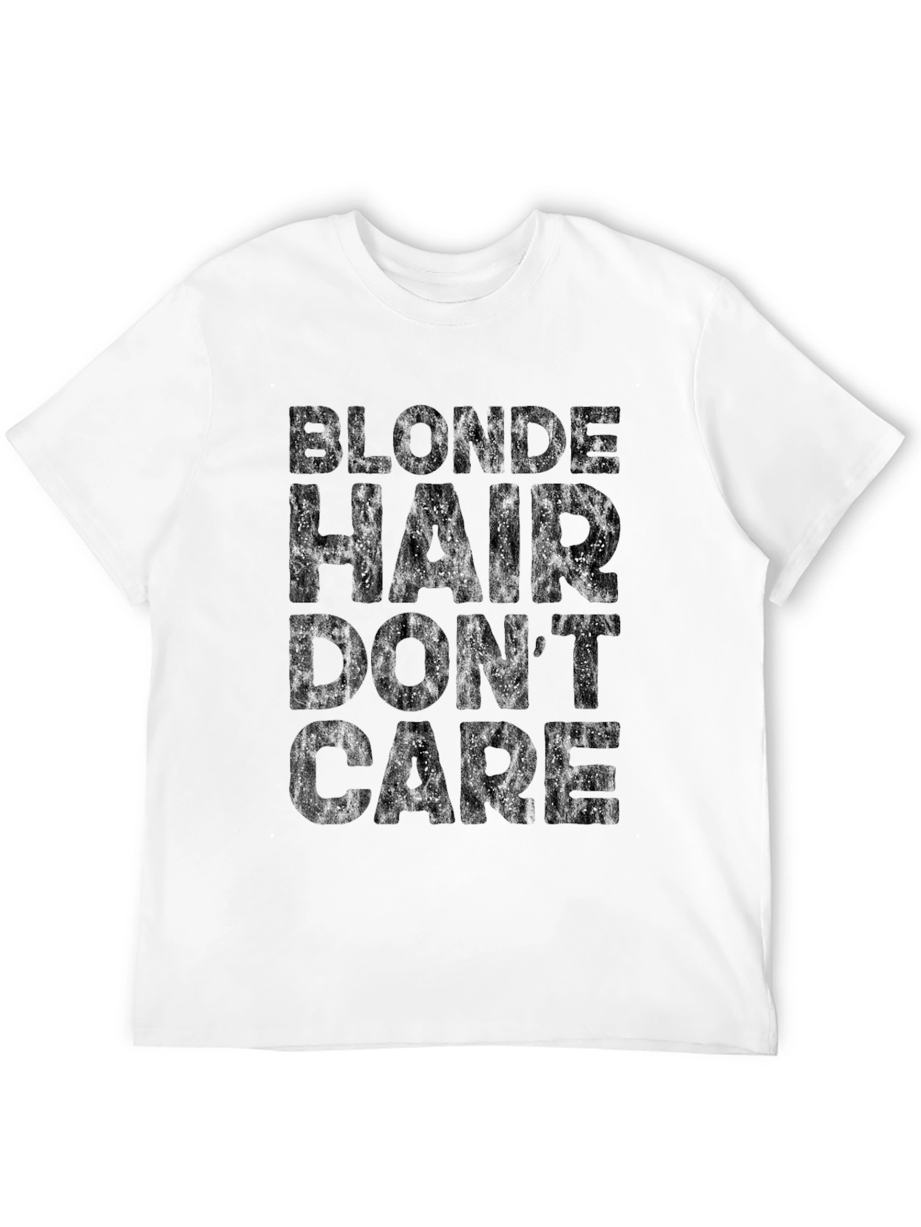 Blonde Hair Dont Care Graphic Tee - Unisex