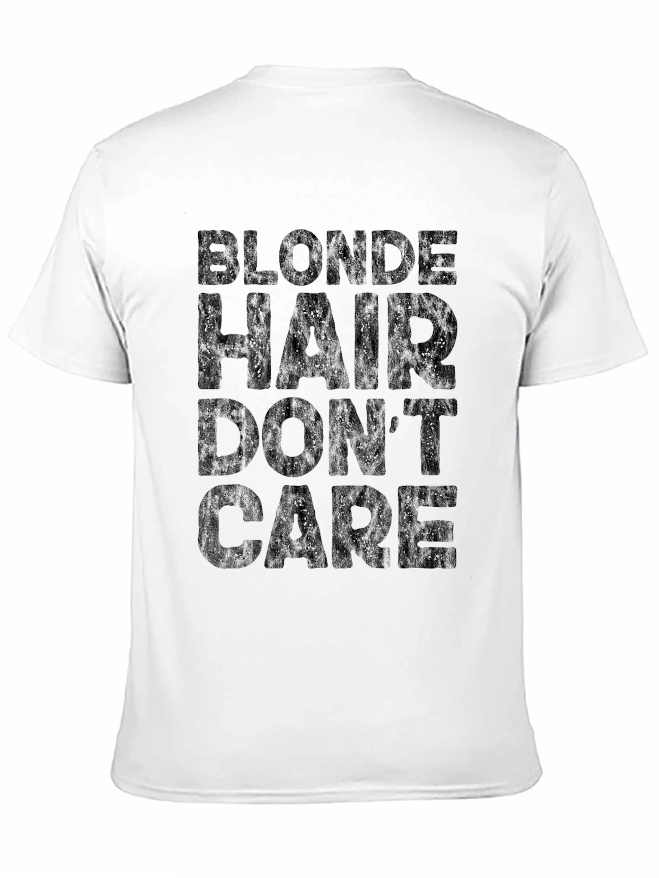 Blonde Hair Dont Care Graphic Tee - Unisex