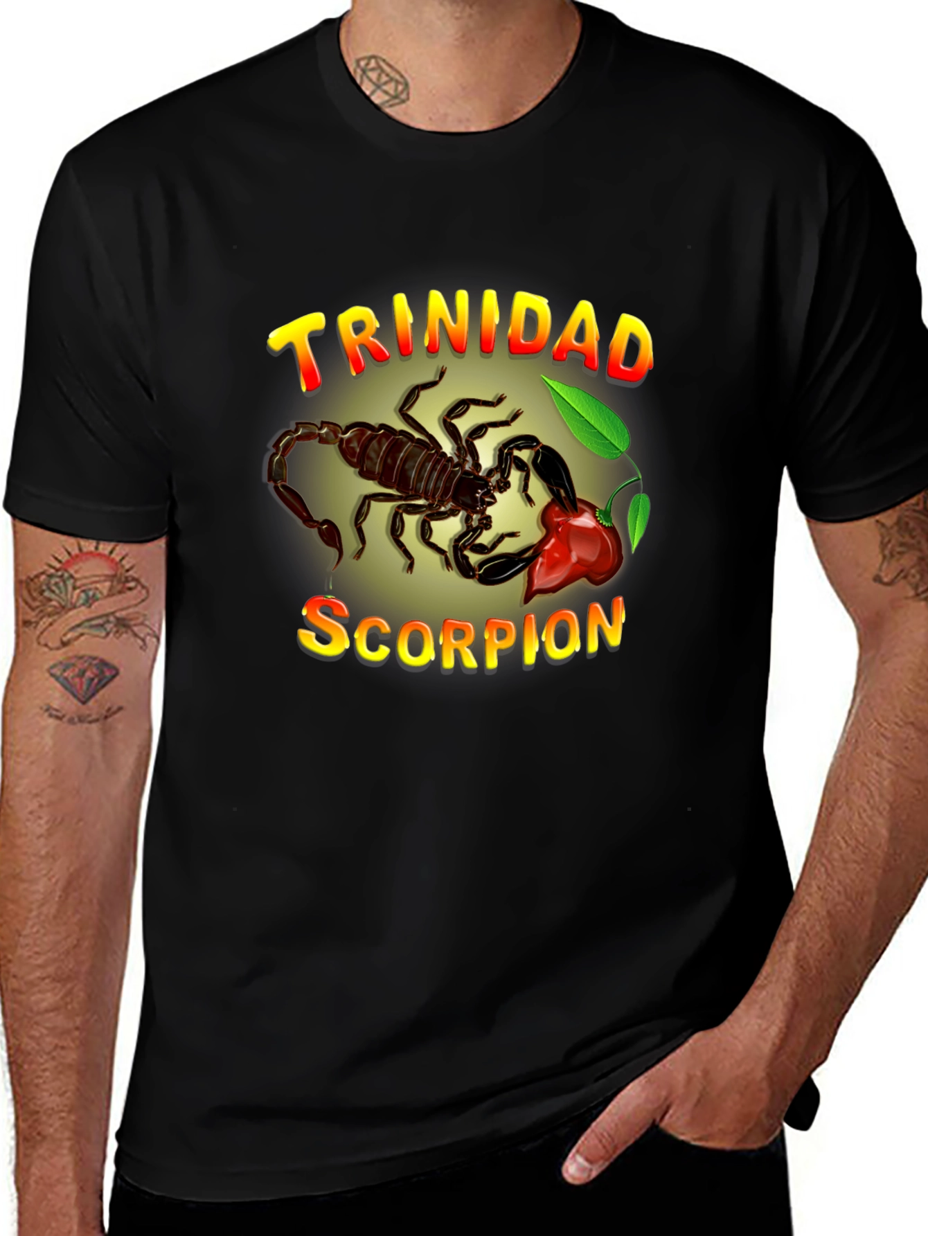 Trinidad Scorpion Black T-Shirt