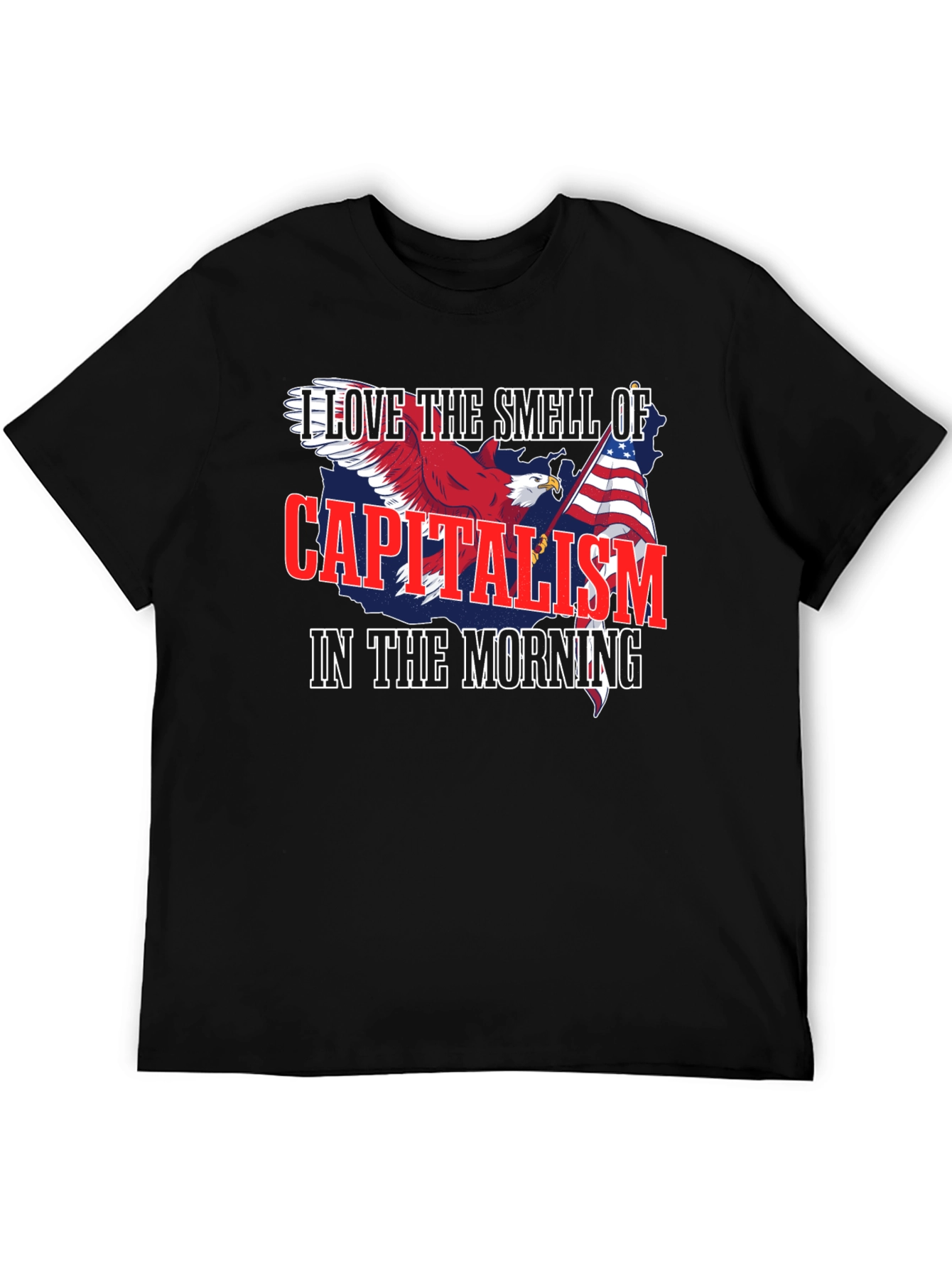 Capitalism Eagle Graphic T-Shirt