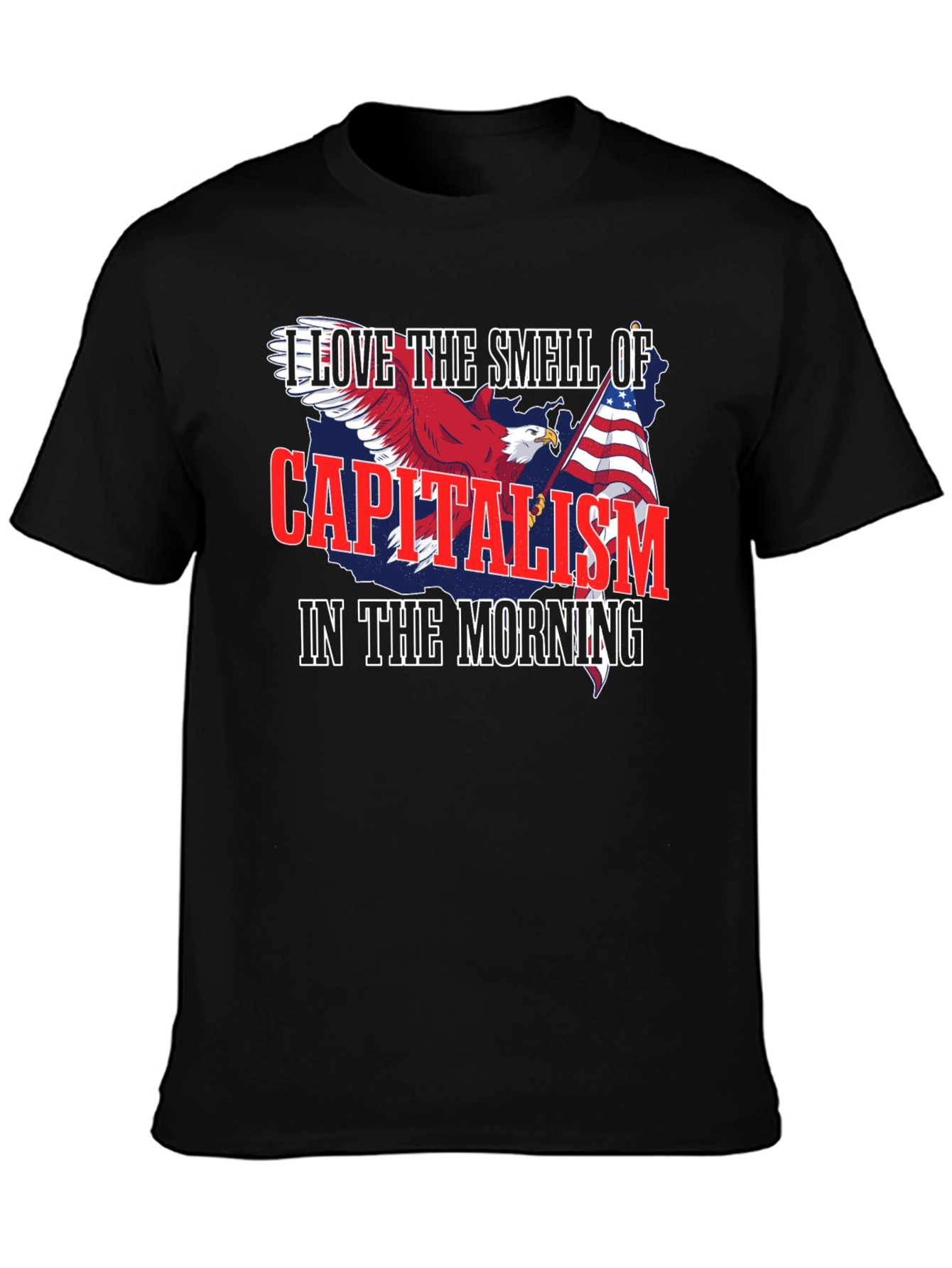 Capitalism Eagle Graphic T-Shirt