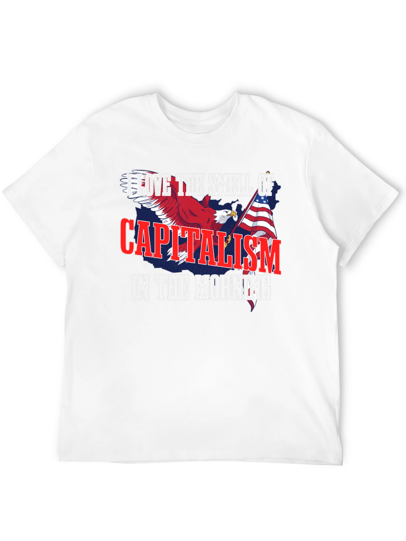 Capitalism Eagle Graphic T-Shirt