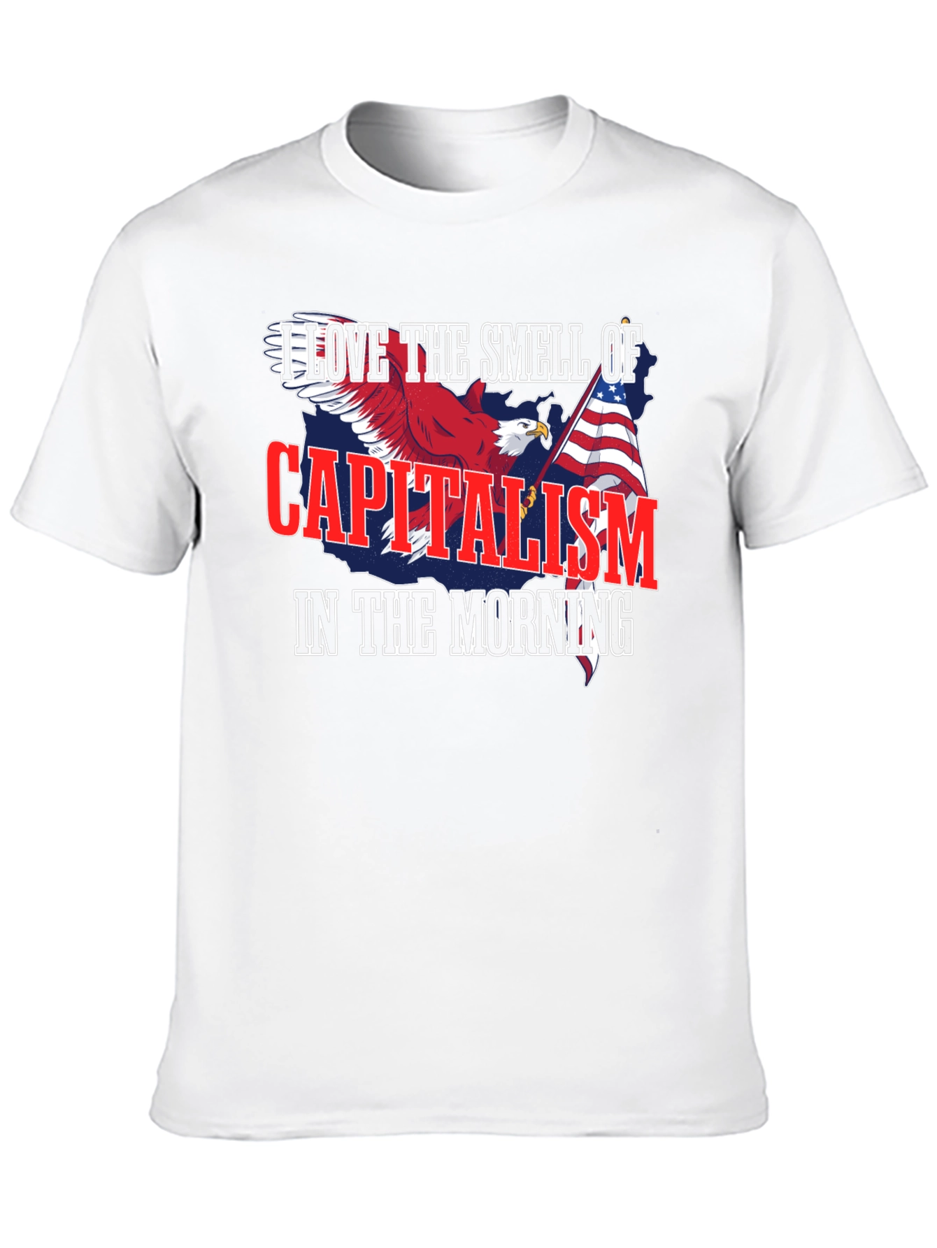Capitalism Eagle Graphic T-Shirt