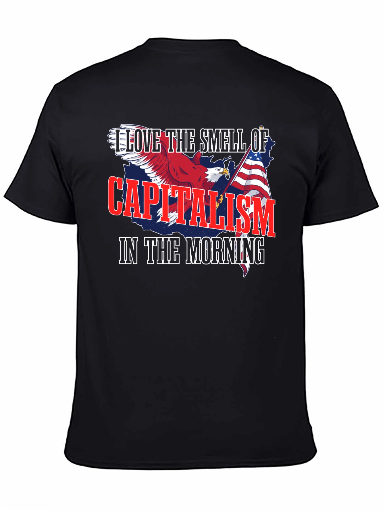 Capitalism Eagle Graphic T-Shirt