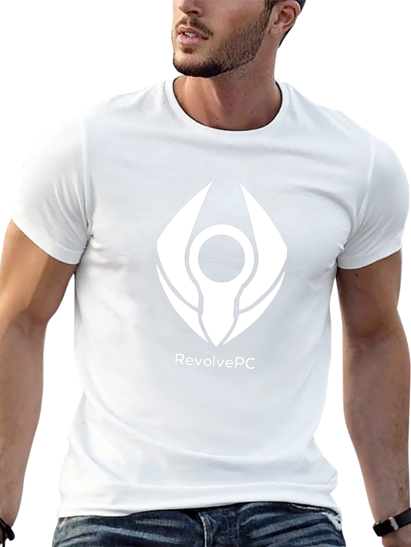 Revolve PC Black Graphic Tee - Gamer Style
