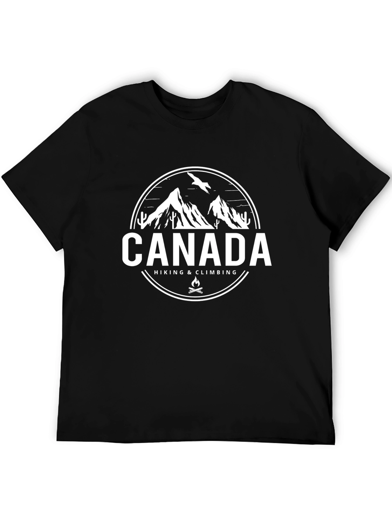 Canada Hiking & Climbing Graphic T-Shirt
