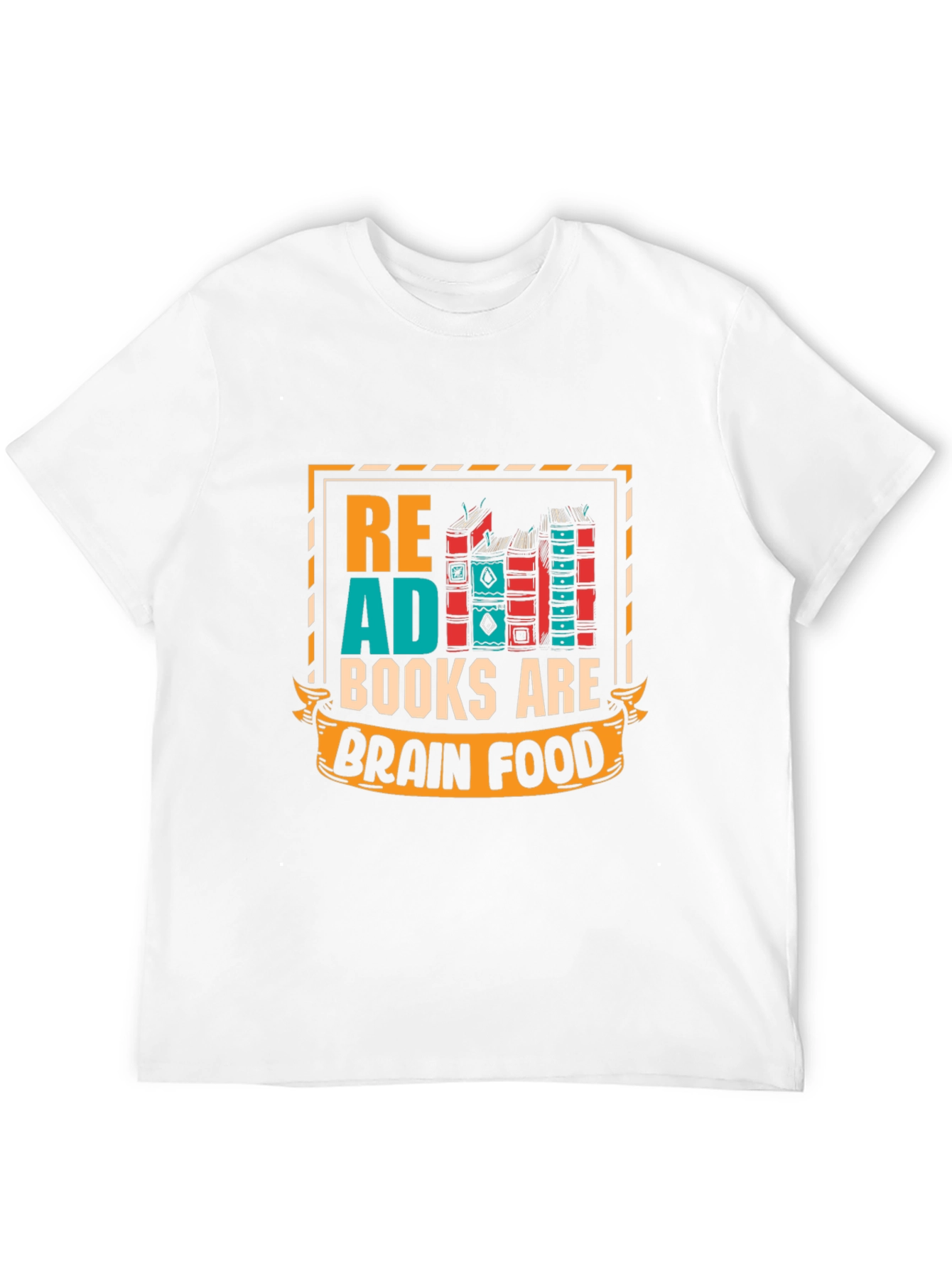 Read Books Brain Food Graphic Tee