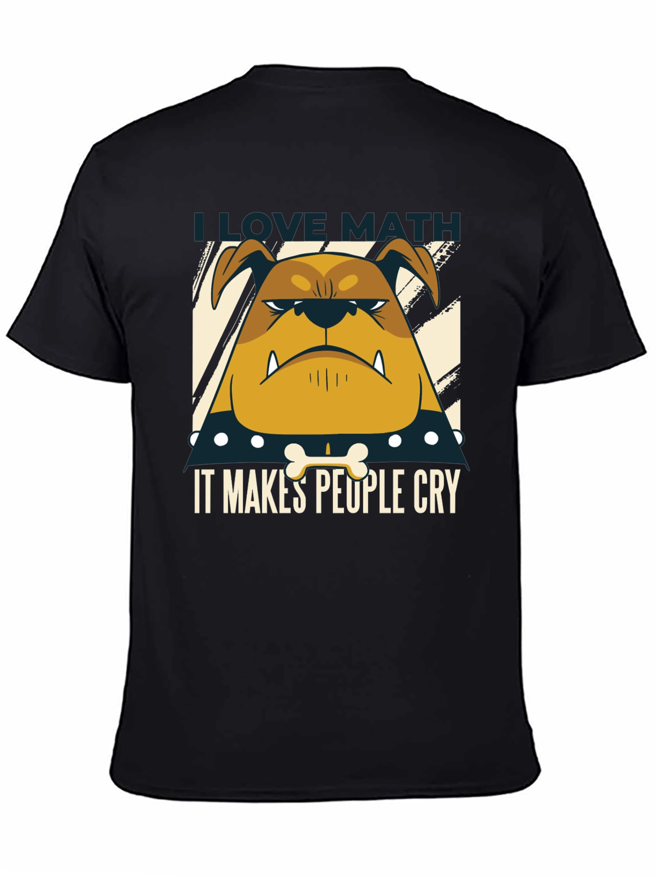 I Love Math Bulldog T-Shirt