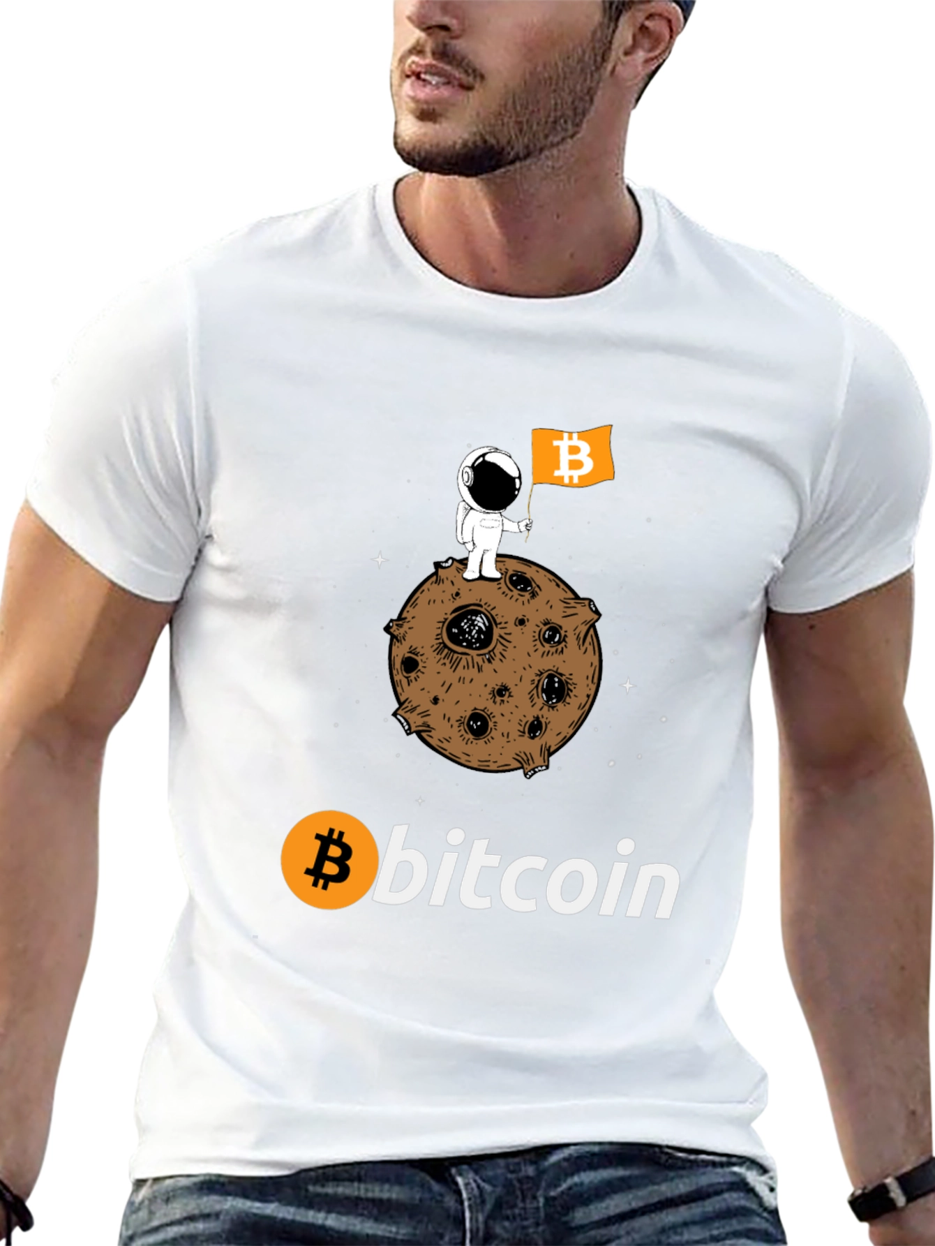 Bitcoin Astronaut T-Shirt - To the Moon!