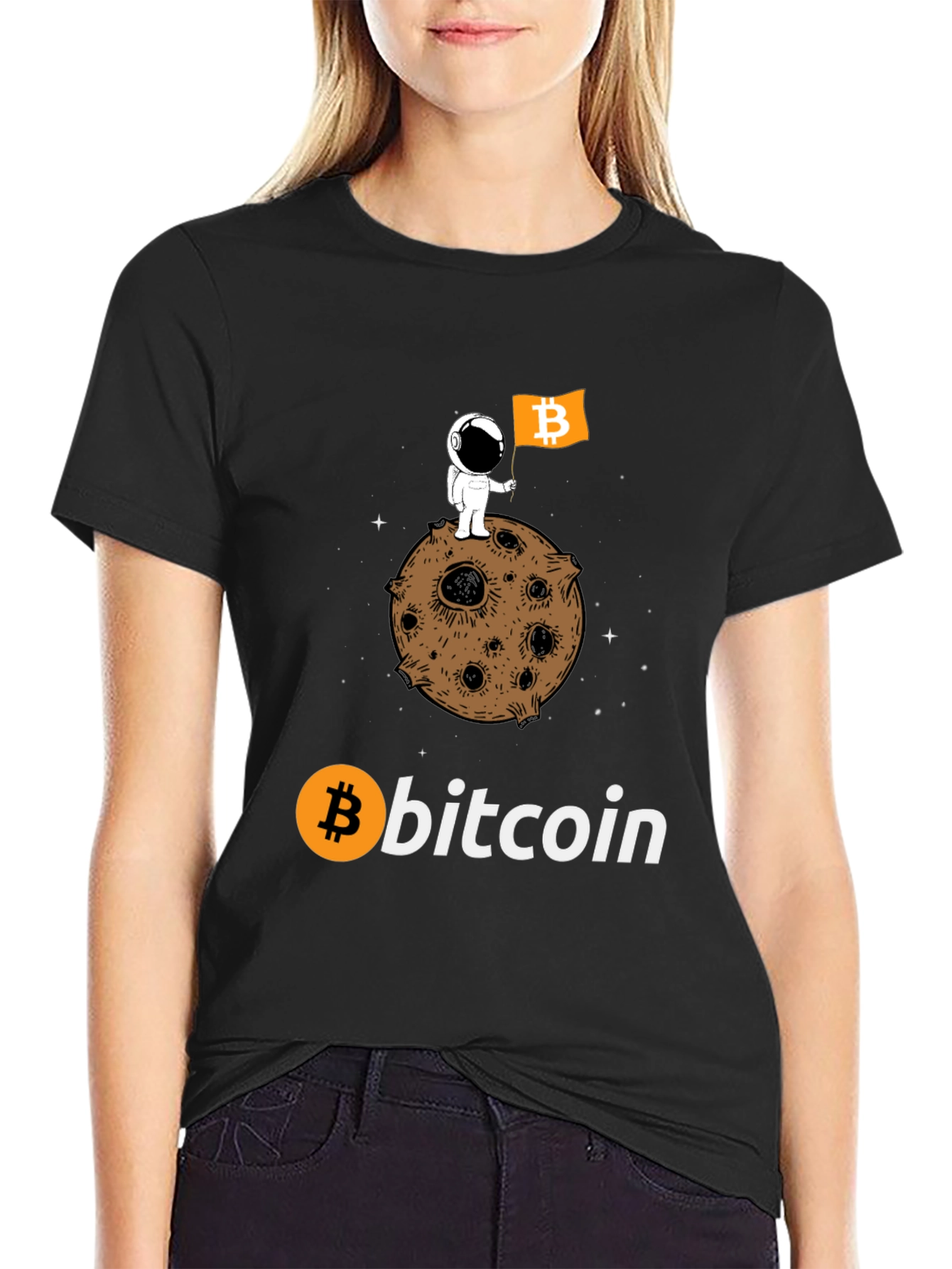 Bitcoin Astronaut T-Shirt - To the Moon!