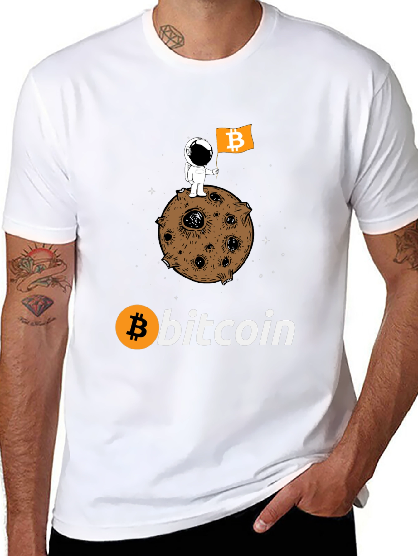 Bitcoin Astronaut T-Shirt - To the Moon!