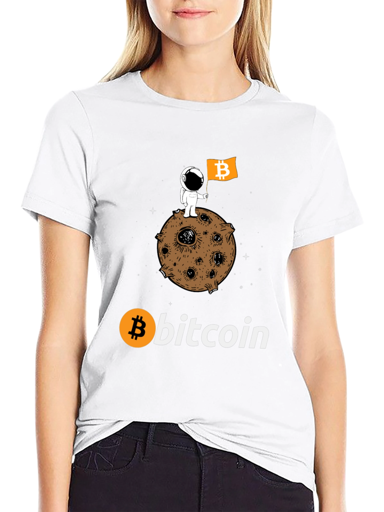 Bitcoin Astronaut T-Shirt - To the Moon!