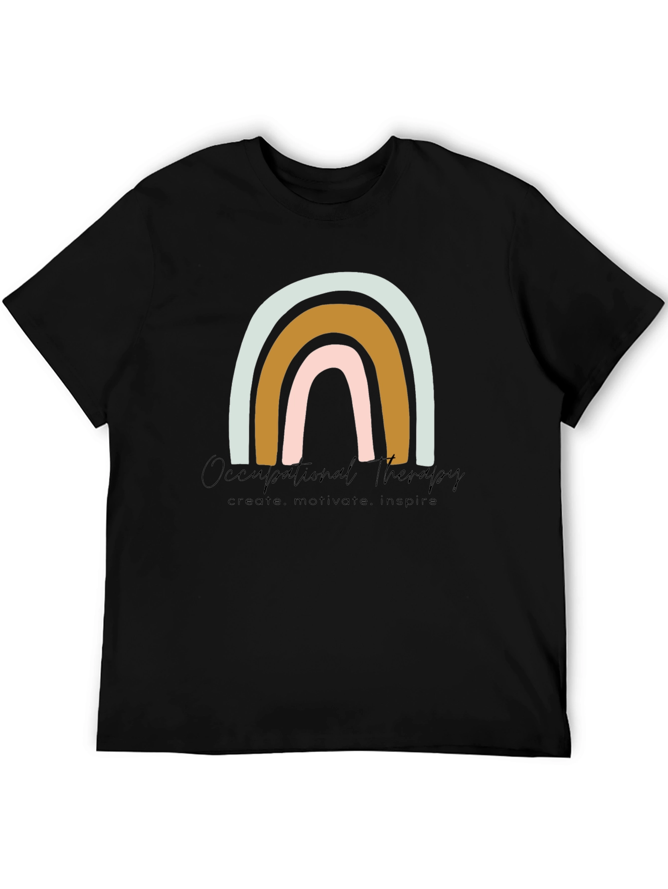 Occupational Therapy Rainbow Graphic Tee