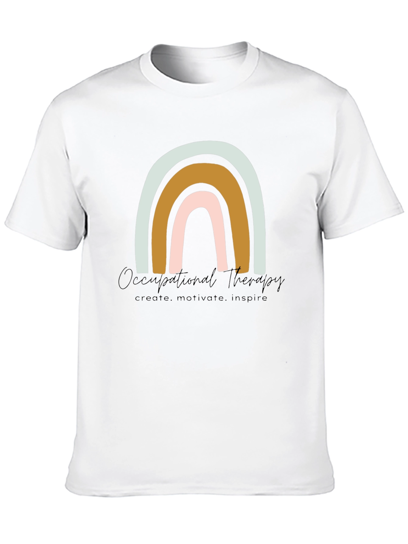 Occupational Therapy Rainbow Graphic Tee