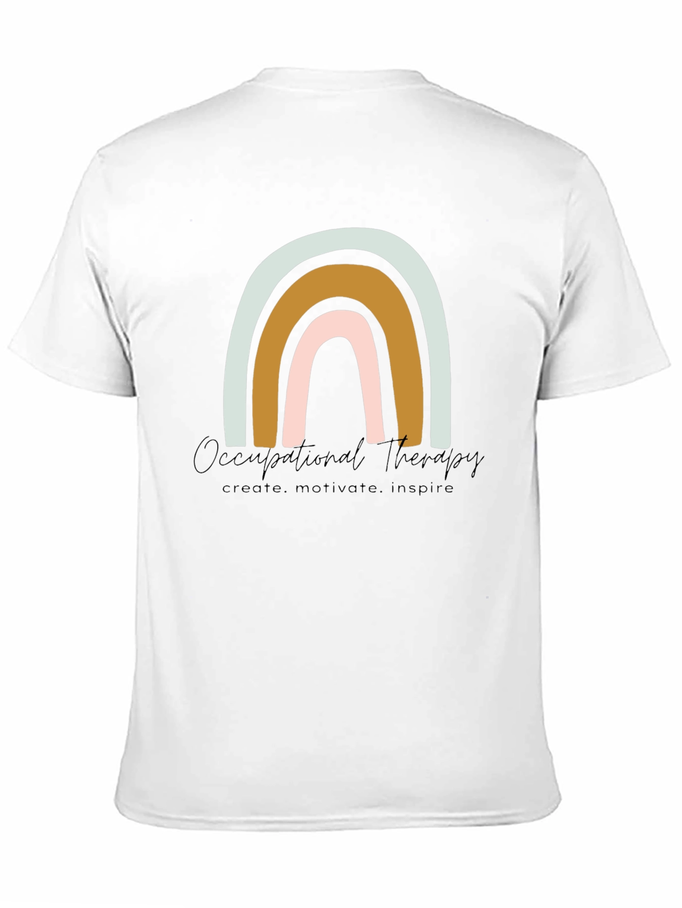 Occupational Therapy Rainbow Graphic Tee