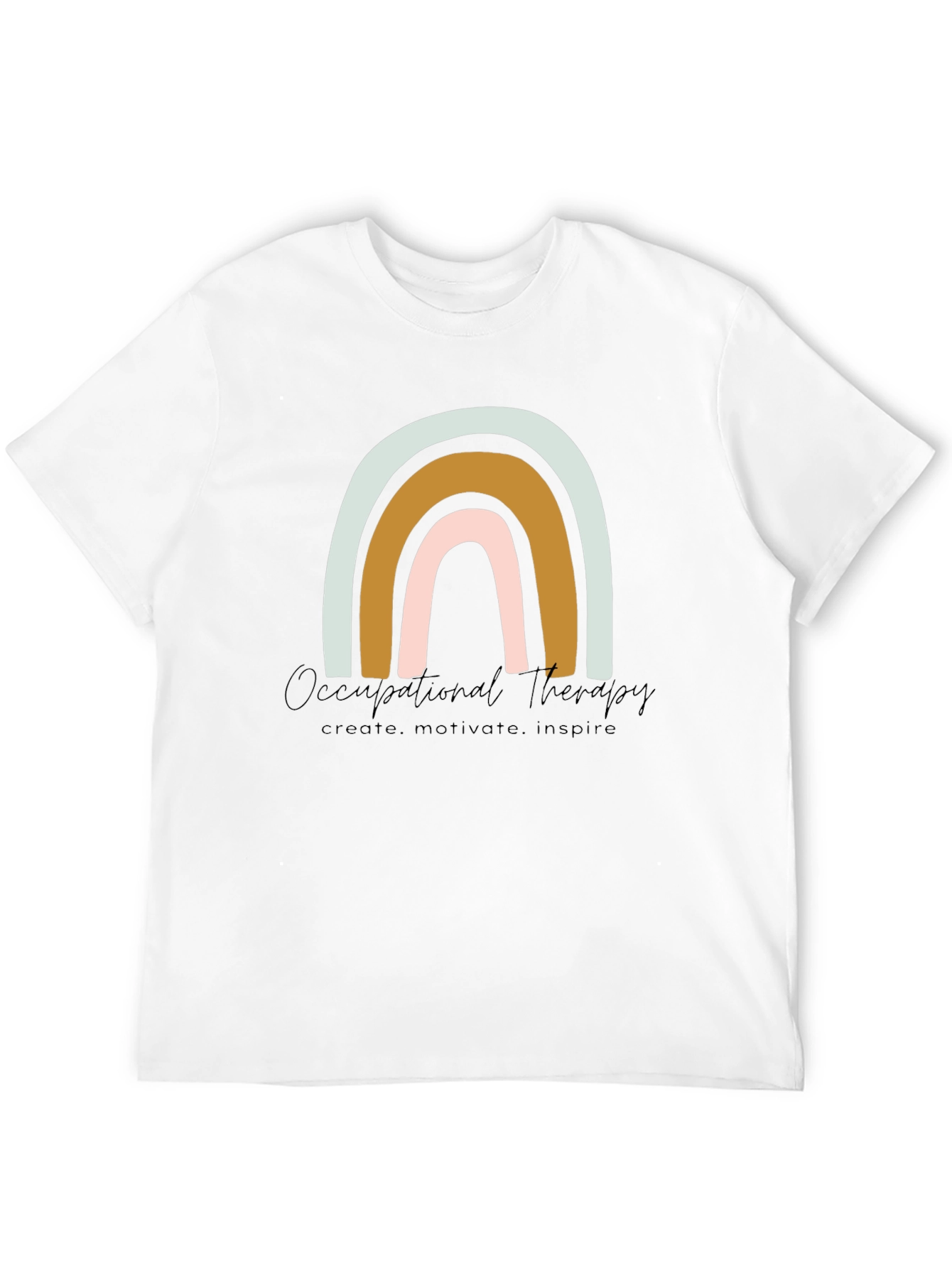 Occupational Therapy Rainbow Graphic Tee