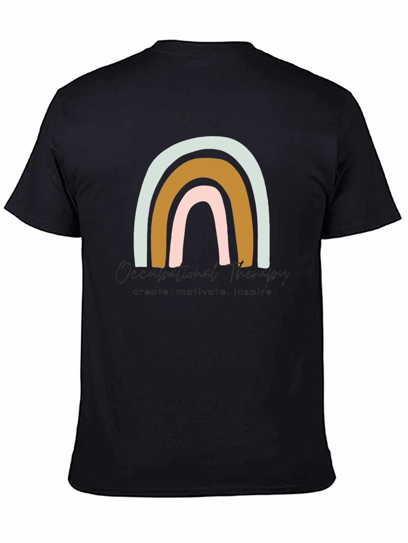 Occupational Therapy Rainbow Graphic Tee