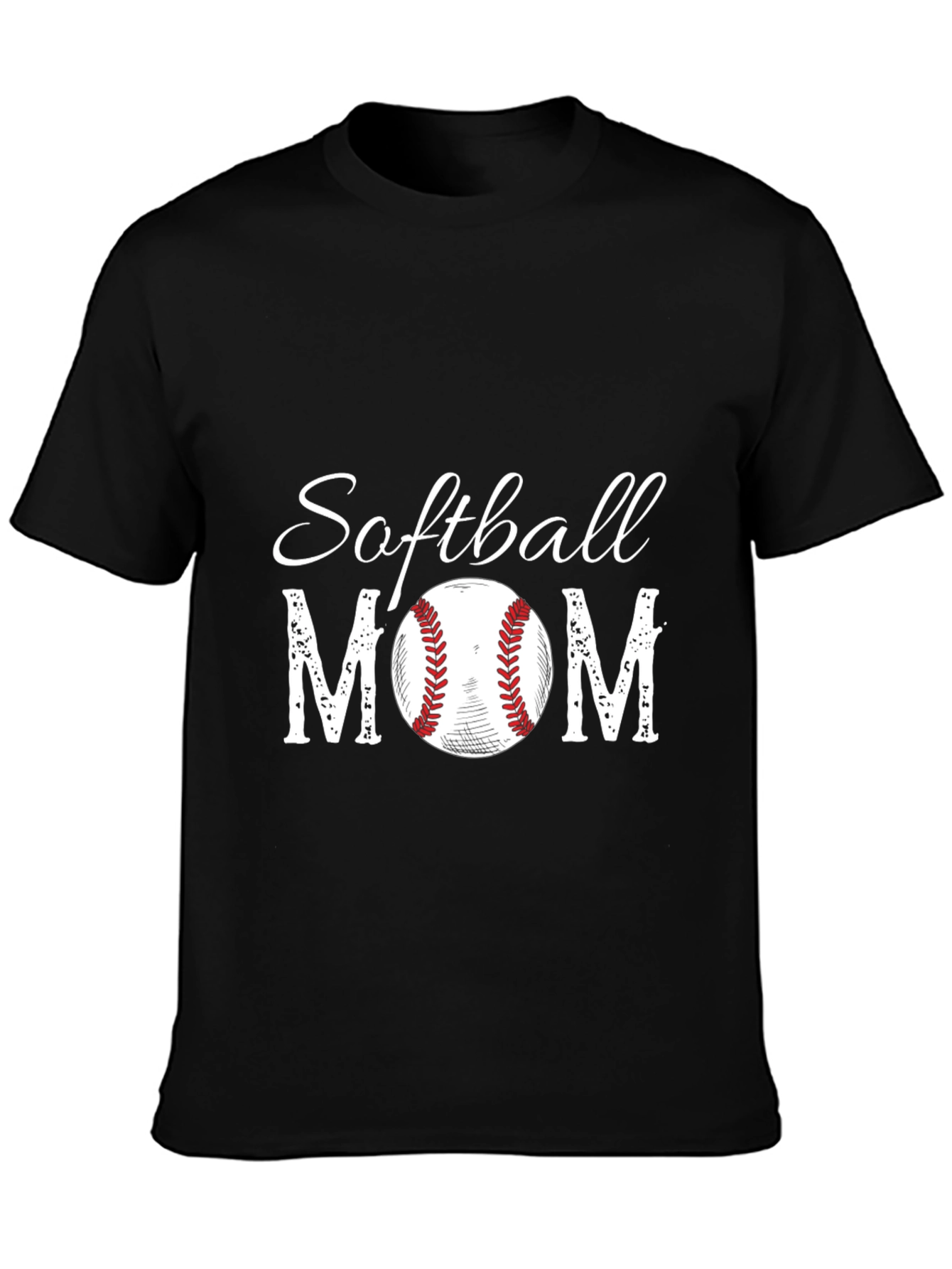 Softball Mom Graphic T-Shirt