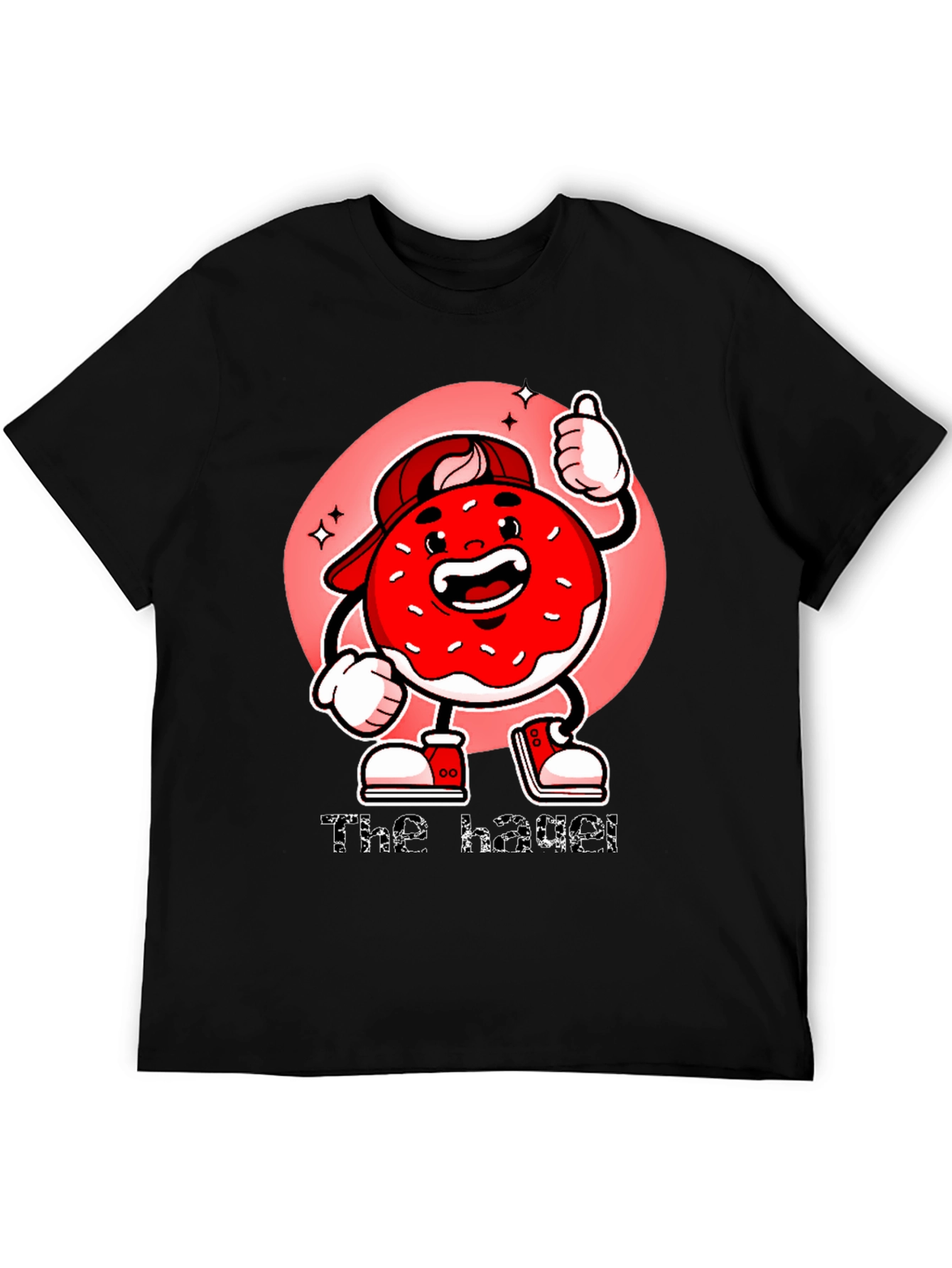 The Hazel T-Shirt: Cartoon Donut Graphic Tee