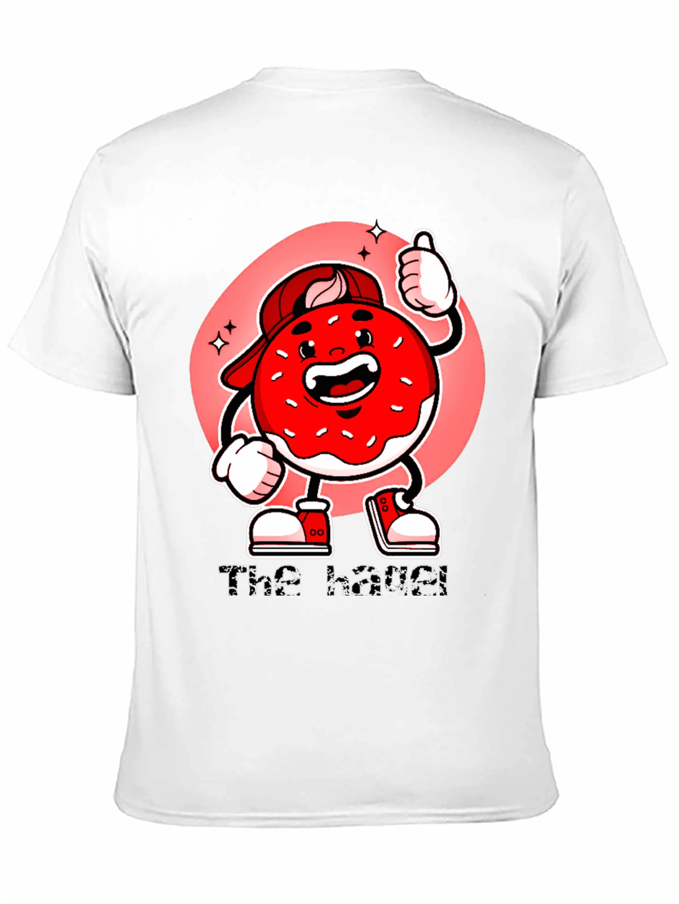 The Hazel T-Shirt: Cartoon Donut Graphic Tee