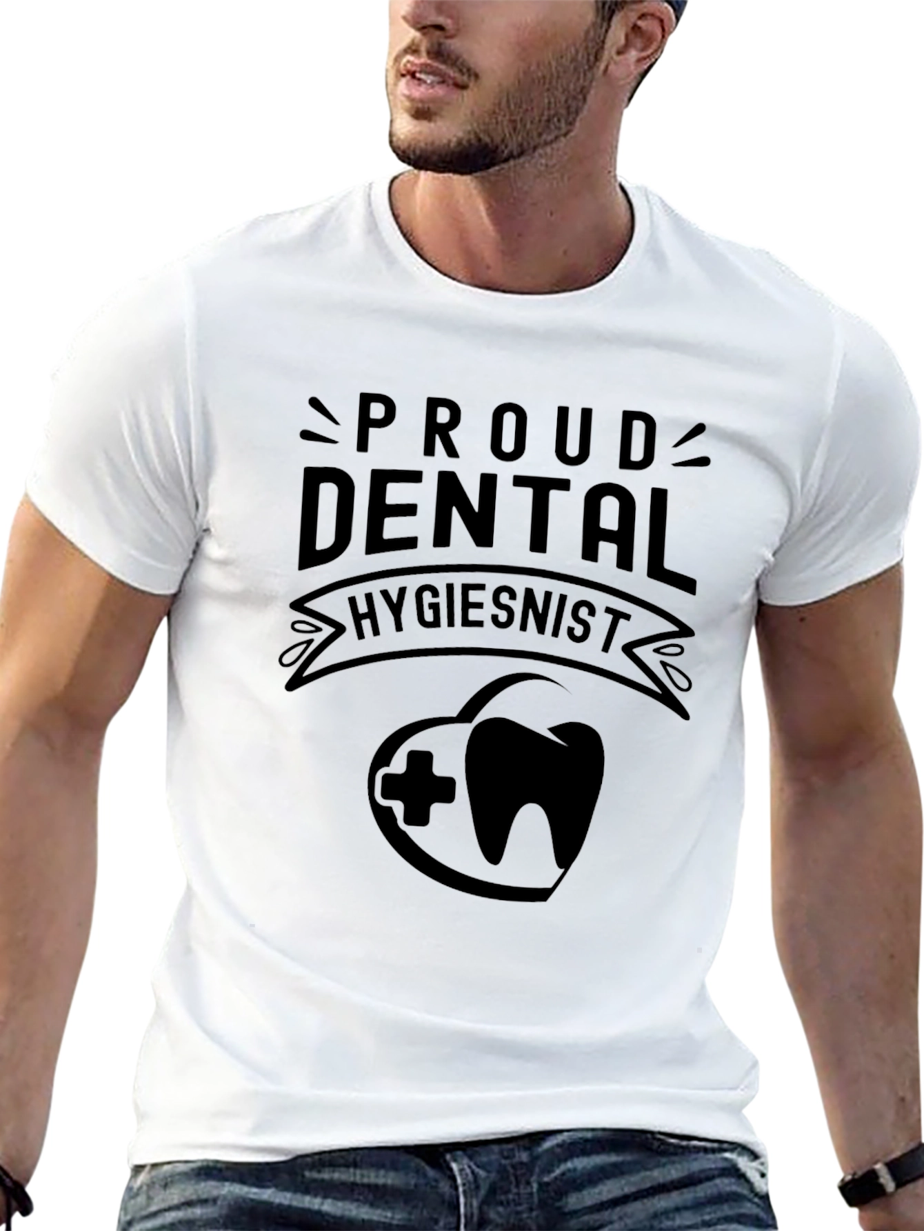 Proud Dental Hygienist T-Shirt - Black