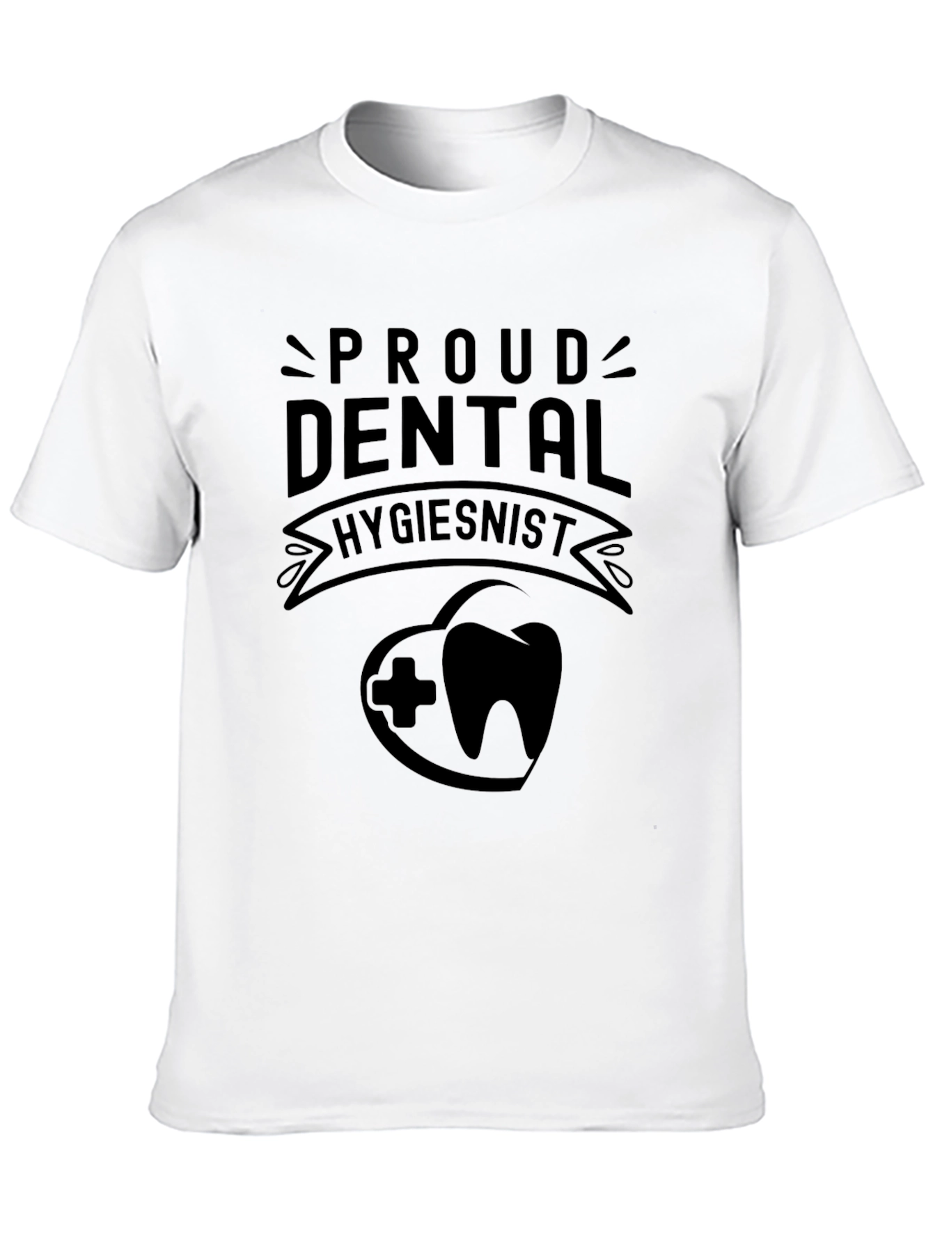 Proud Dental Hygienist T-Shirt - Black