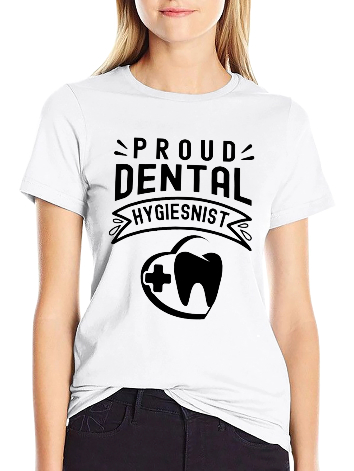 Proud Dental Hygienist T-Shirt - Black