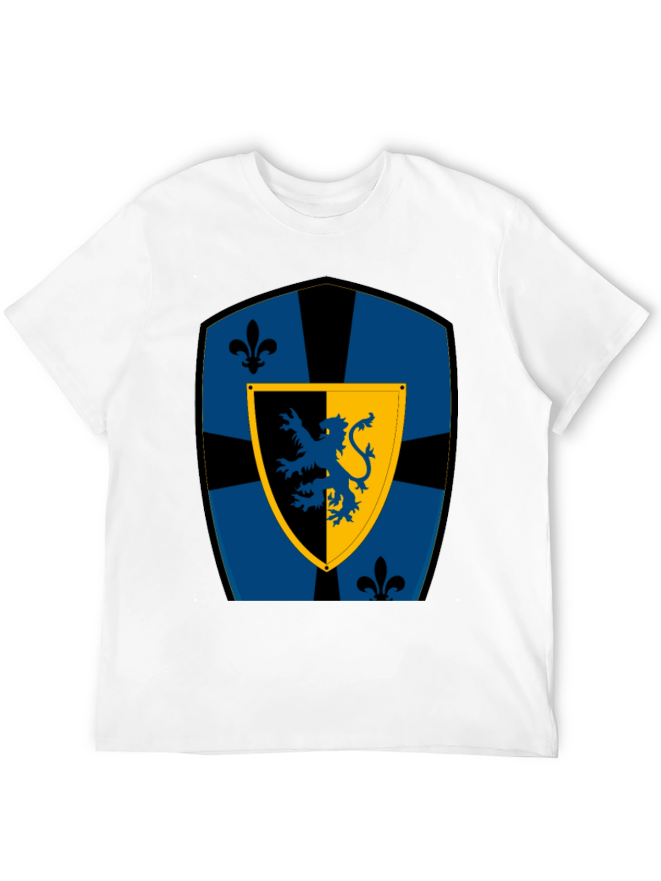 Medieval Heraldic Crest Graphic T-Shirt