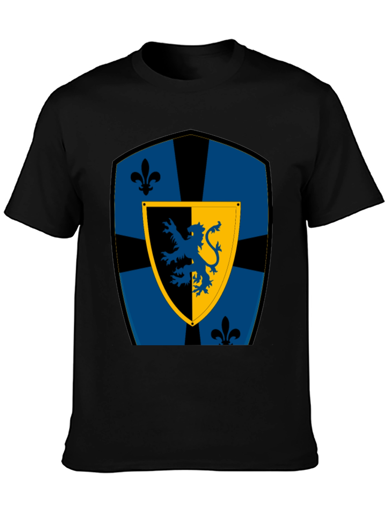 Medieval Heraldic Crest Graphic T-Shirt