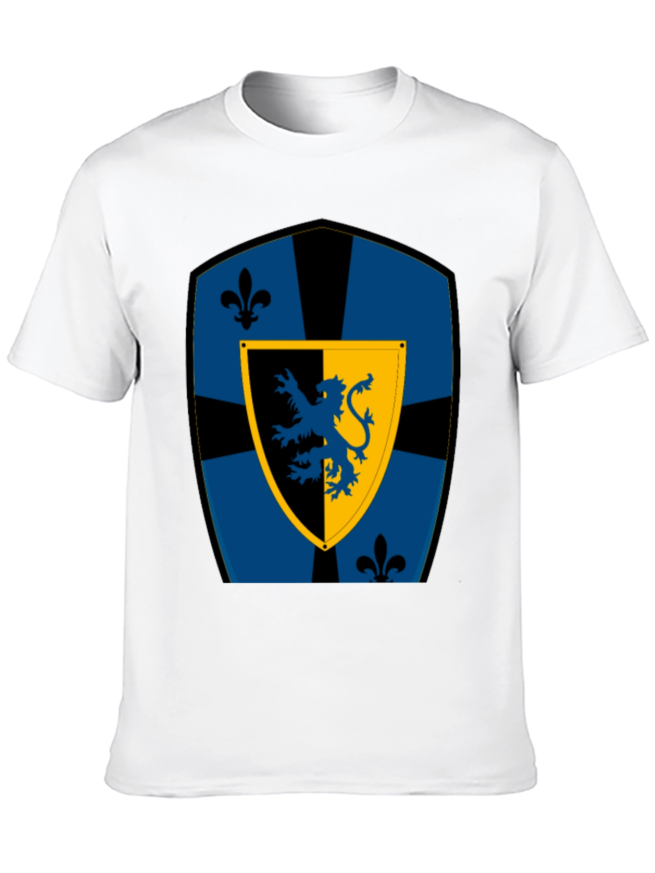 Medieval Heraldic Crest Graphic T-Shirt